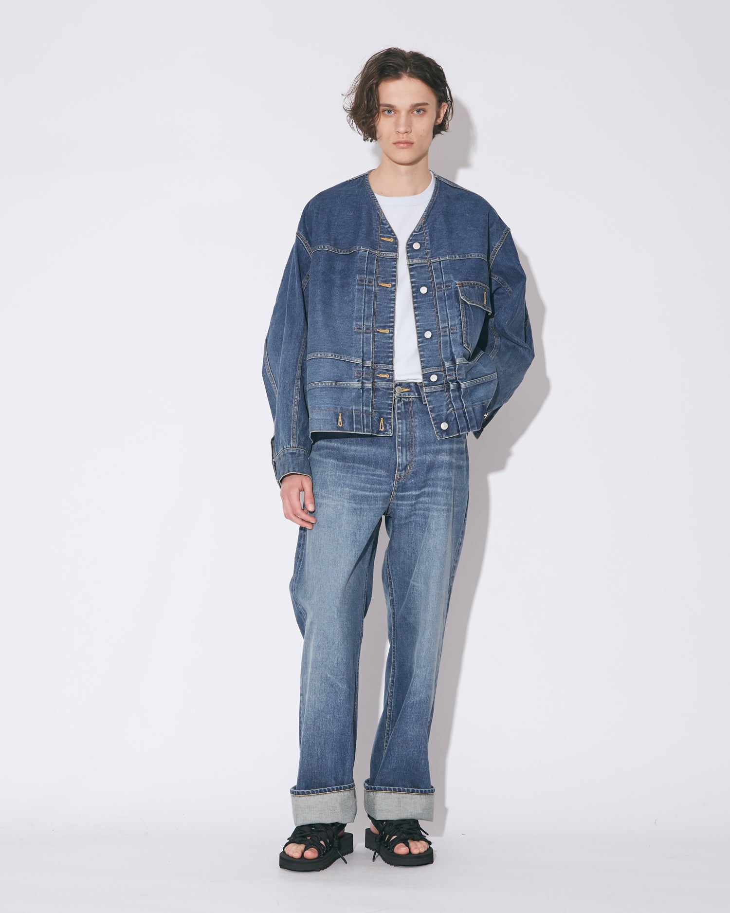 新品★beautiful people★selvedge denim★34 新品☆beautiful people☆selvedge denim☆34 selvedge denim narrow