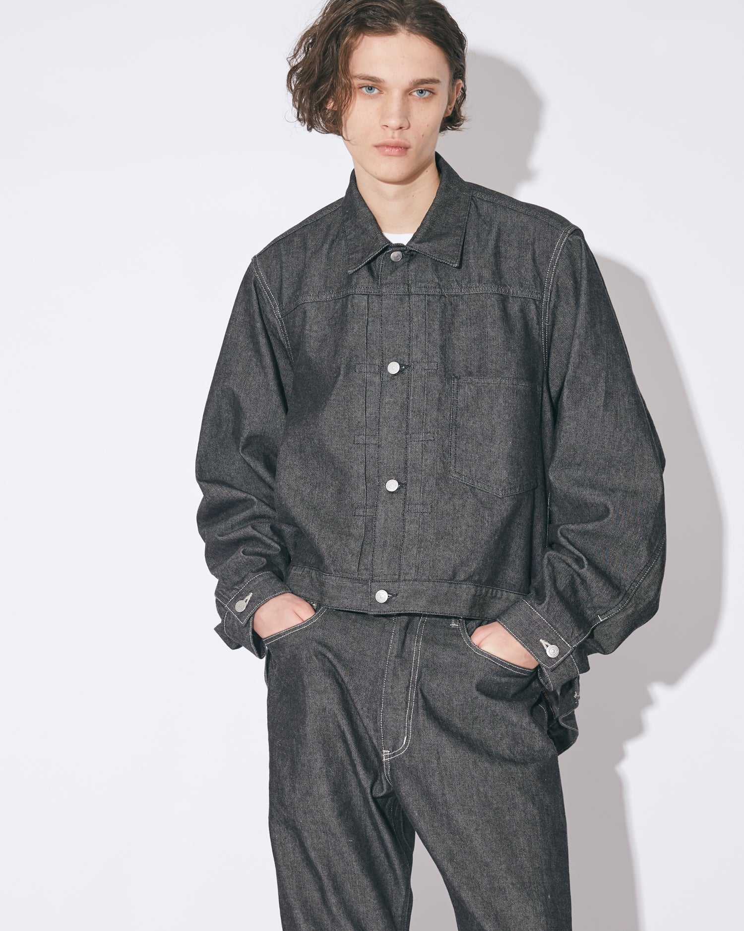 double-end left hand twill denim blouson 26PS – beautiful people