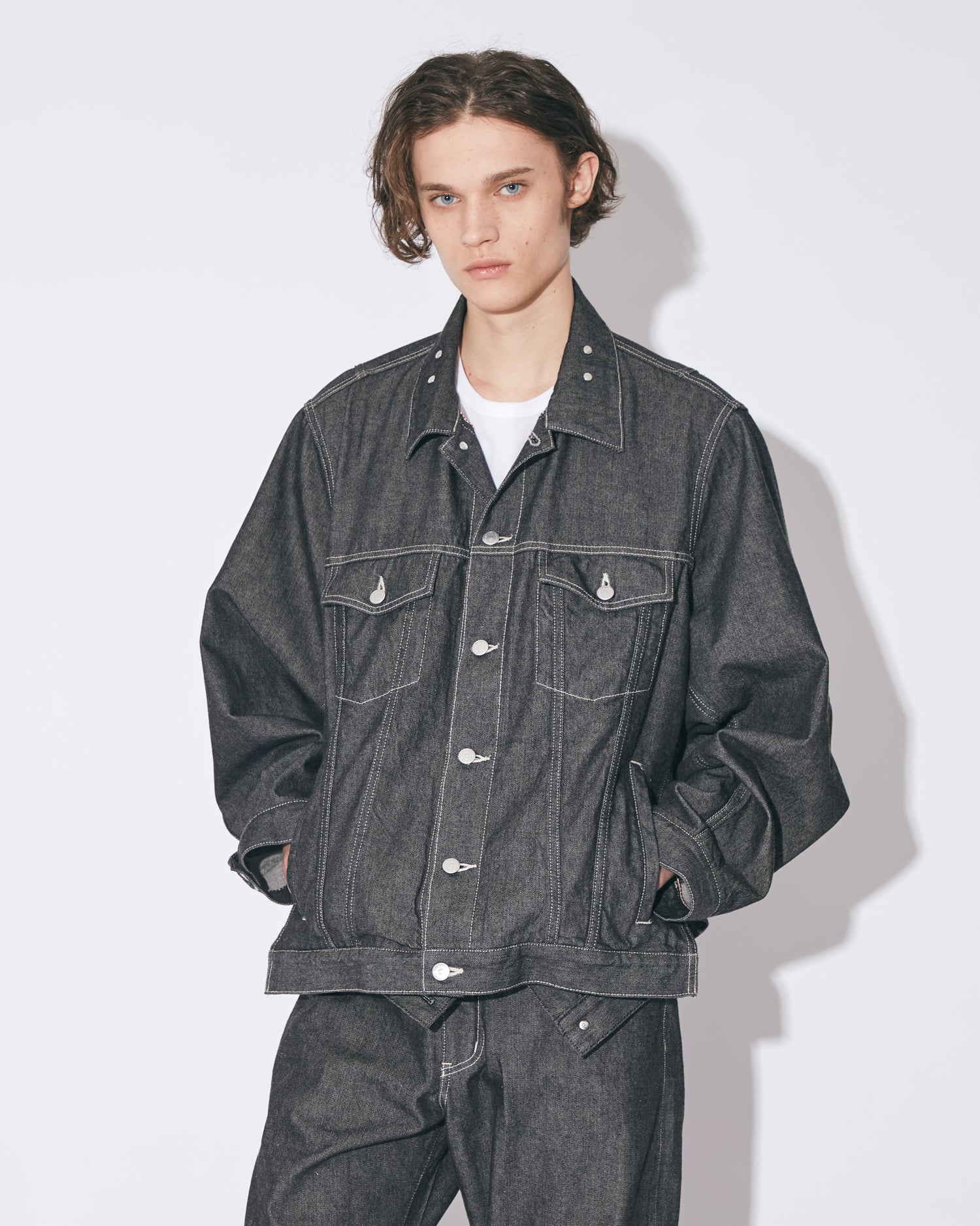 double-end left hand twill denim blouson 26PS – beautiful people