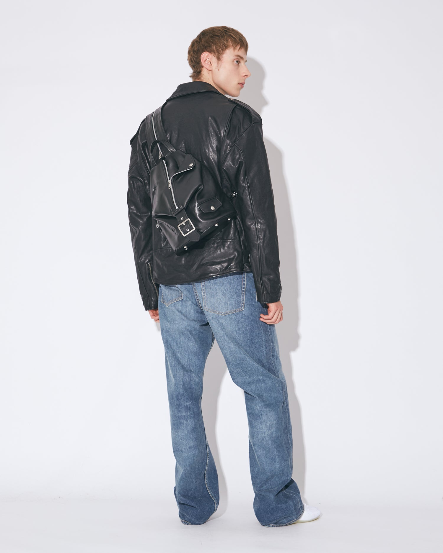 excerption riders back pack bag｜beautiful people ライダースバッグ