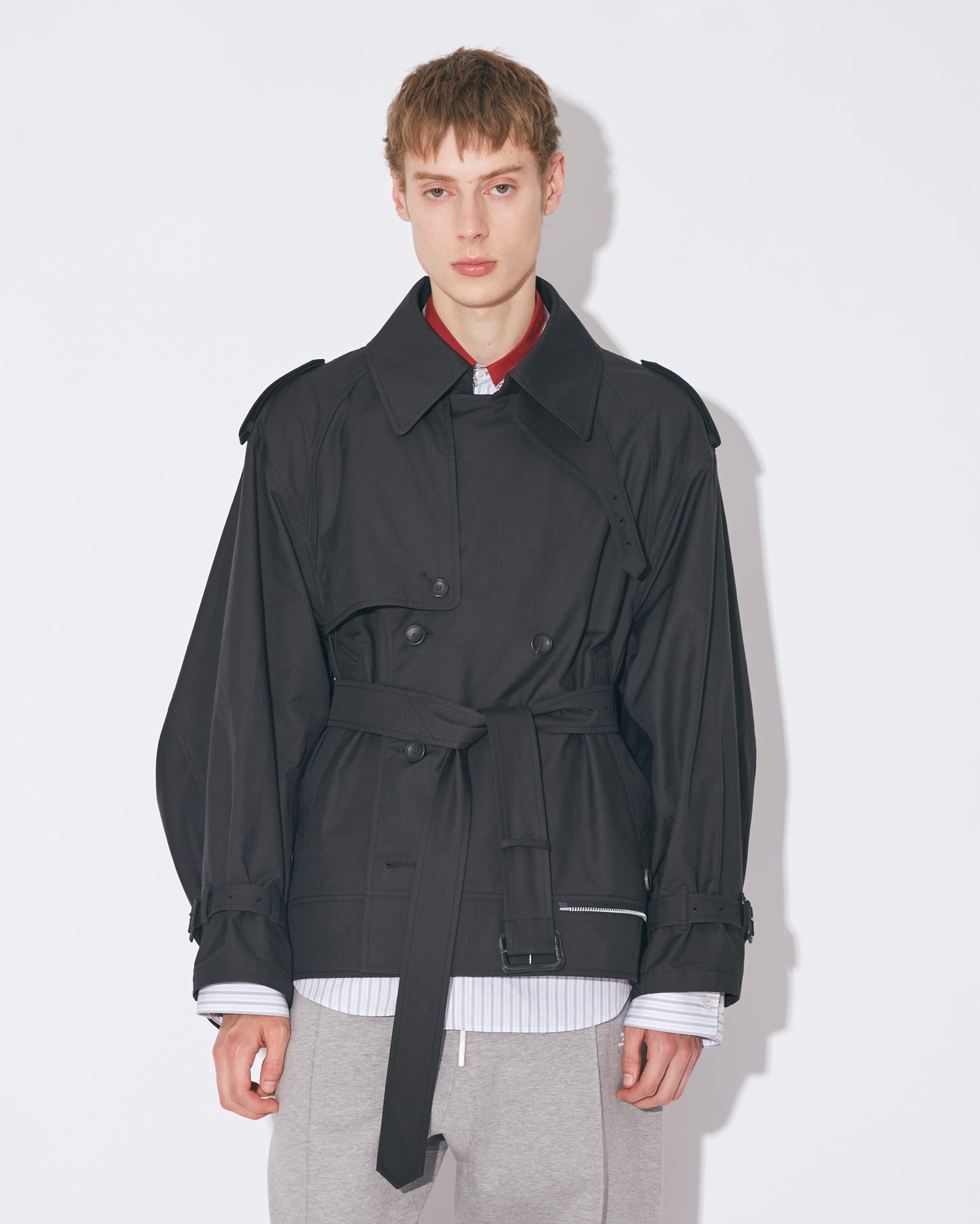 double-end technical twill trenchcoat – beautiful people online store