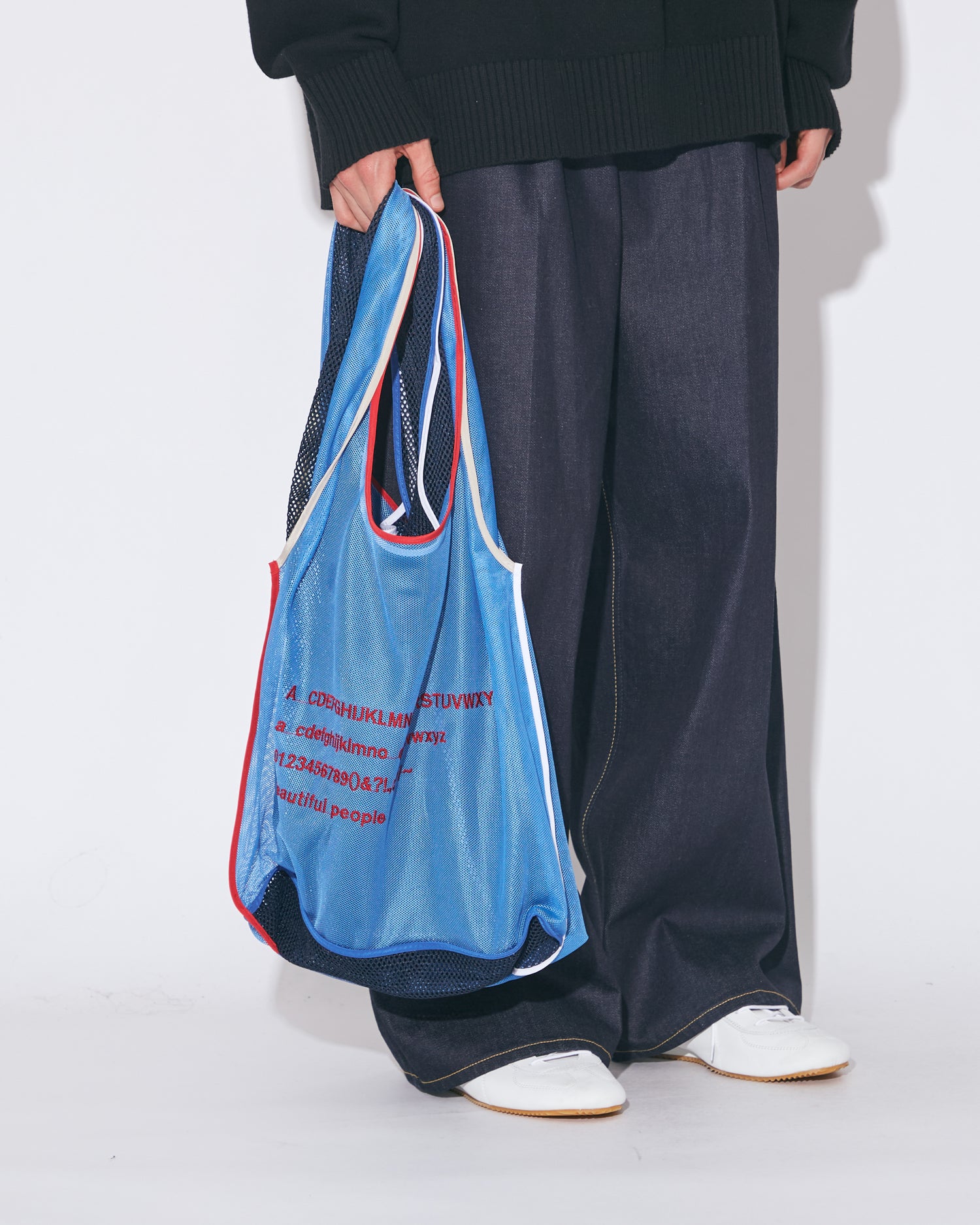 ■beautiful people■alphabet embroidery marche flip bag alphabet embroidery marche flip bag – beautiful people