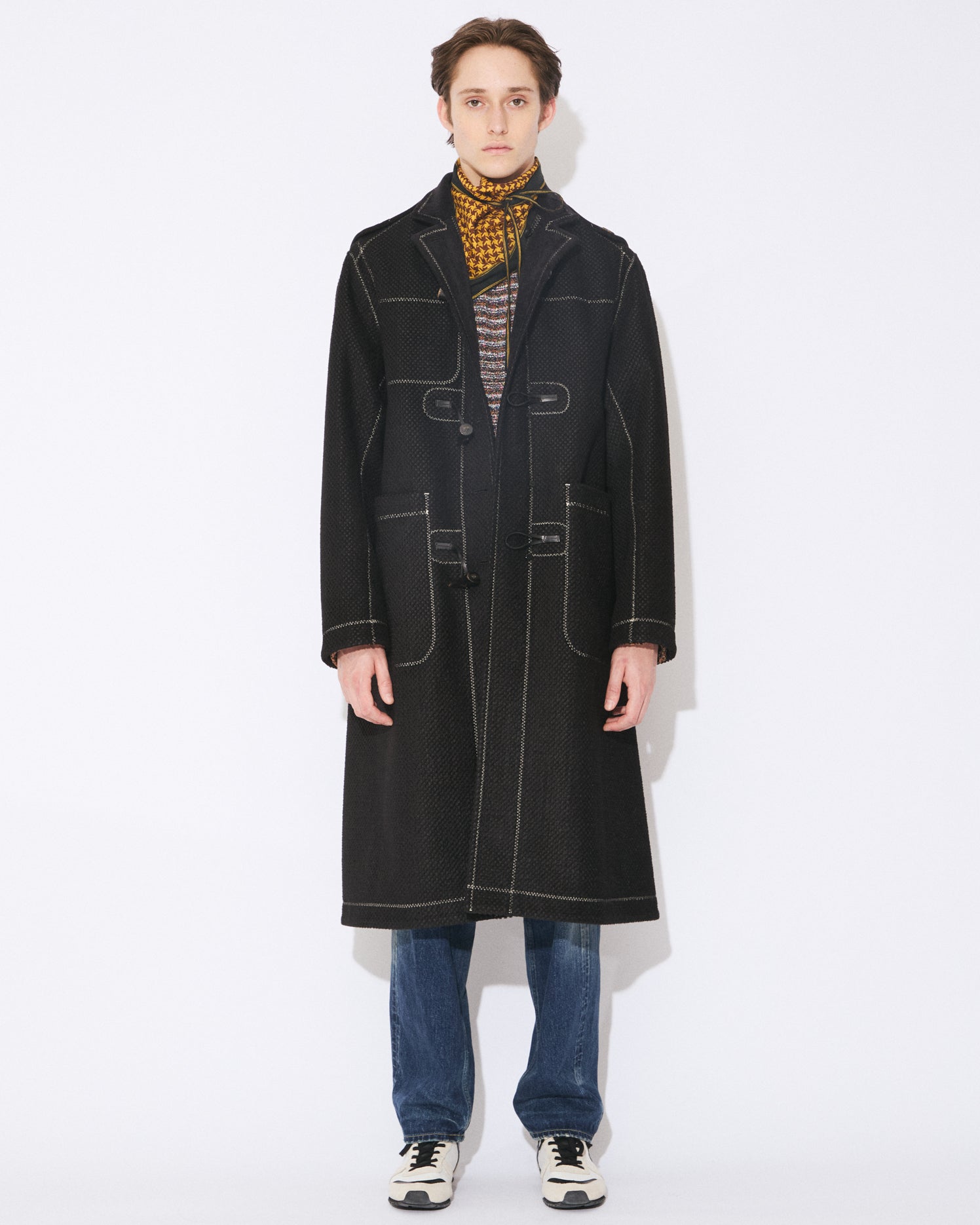 coinside reversible herringbone bonding coat – beautiful people