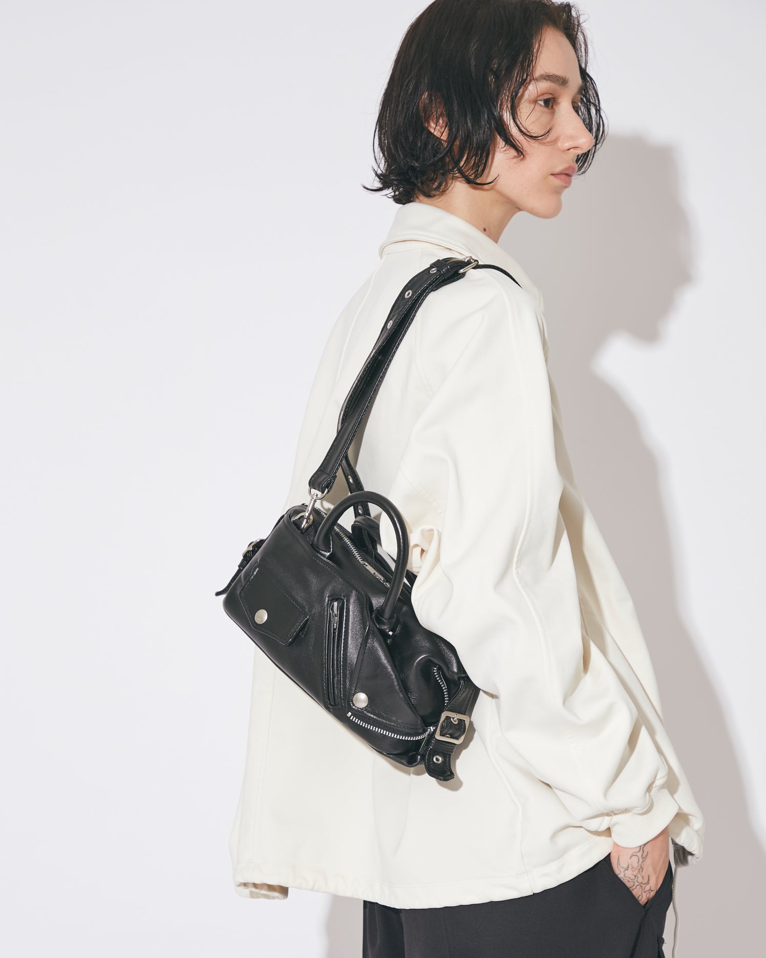 5月下旬入荷】excerption riders boston bag – beautiful people
