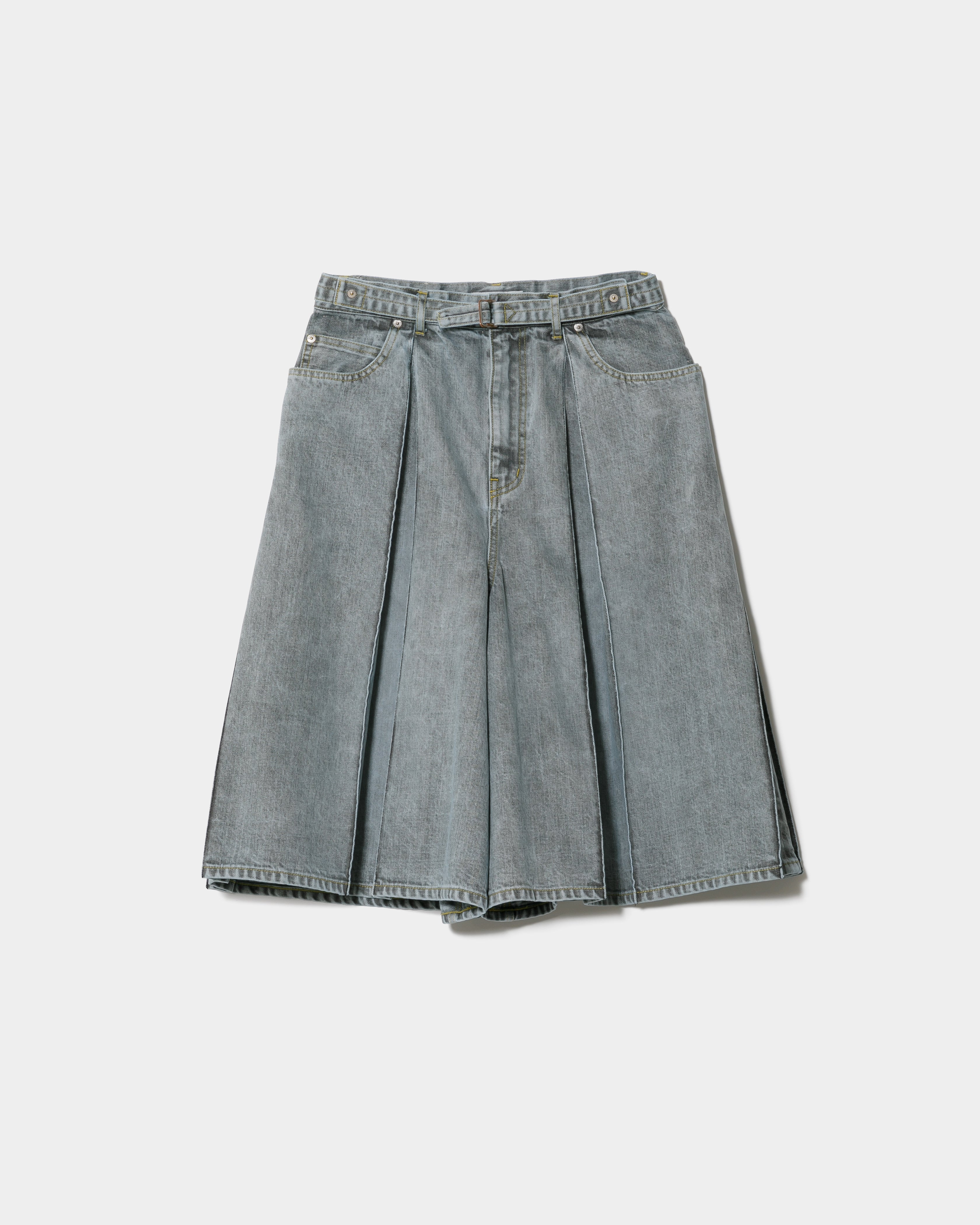 tropical wool mohair side tuck wide pants – beautiful people