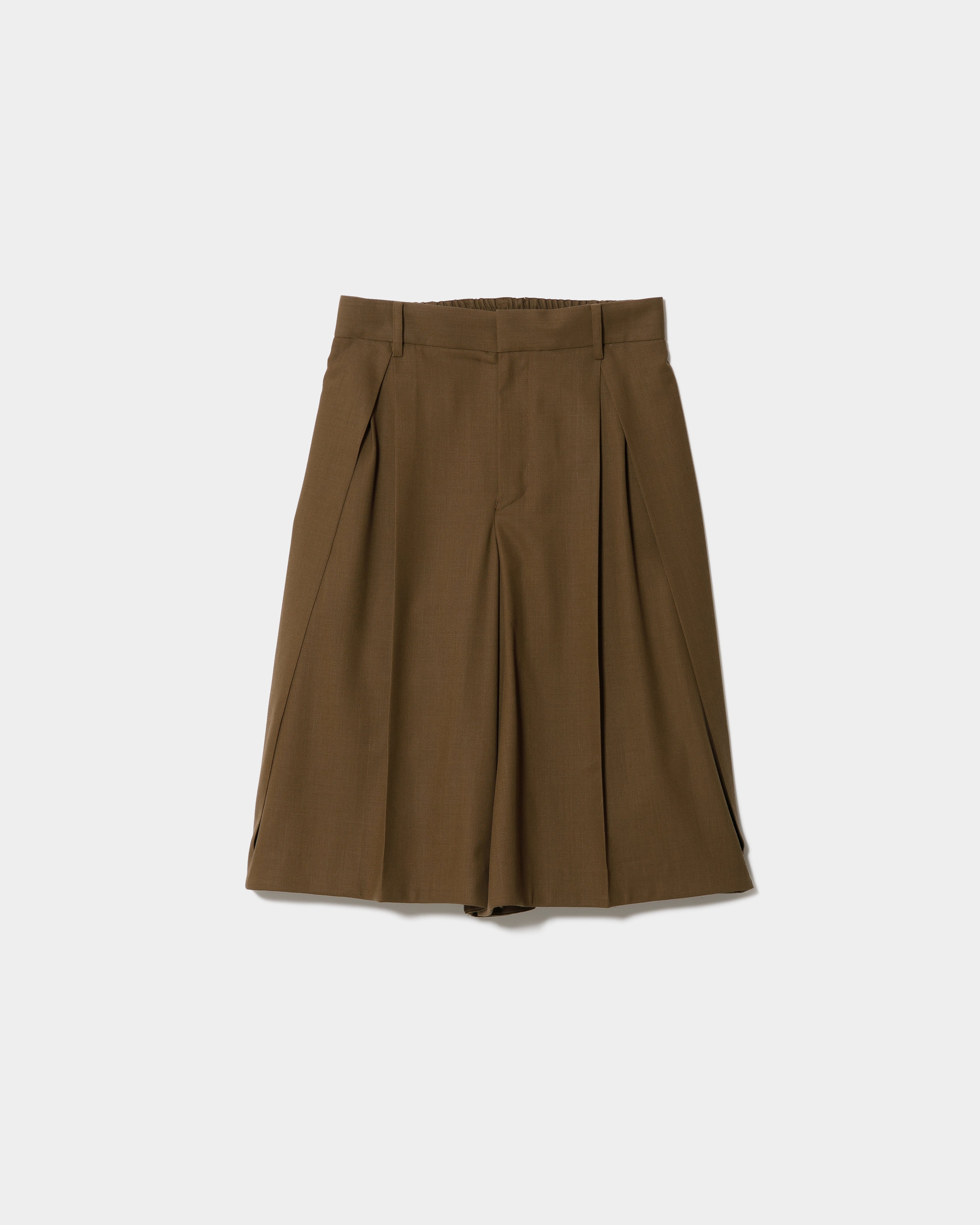 tropical wool mohair side tuck wide pants – beautiful people