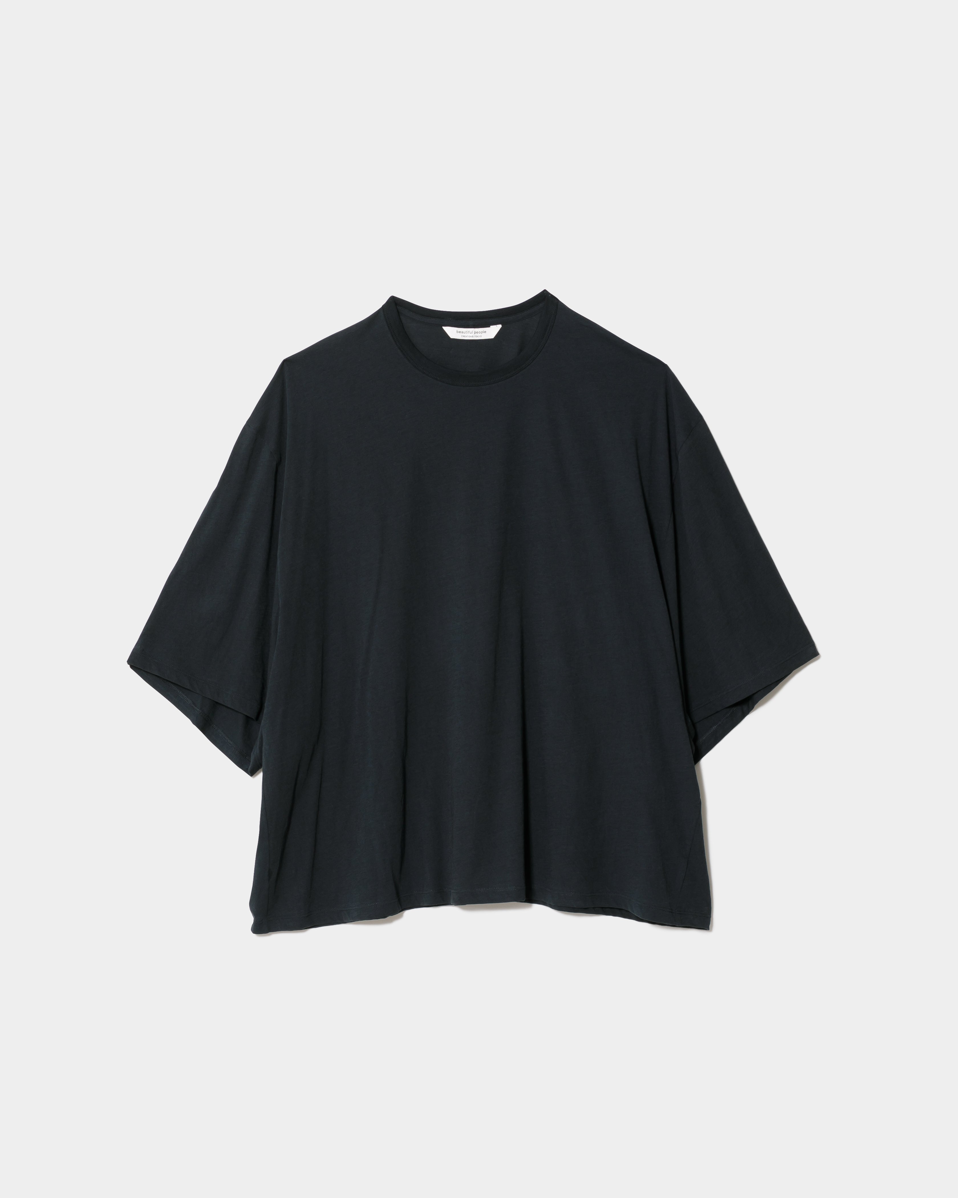 ELScotton jersey set in dolman P/A logo T – beautiful people