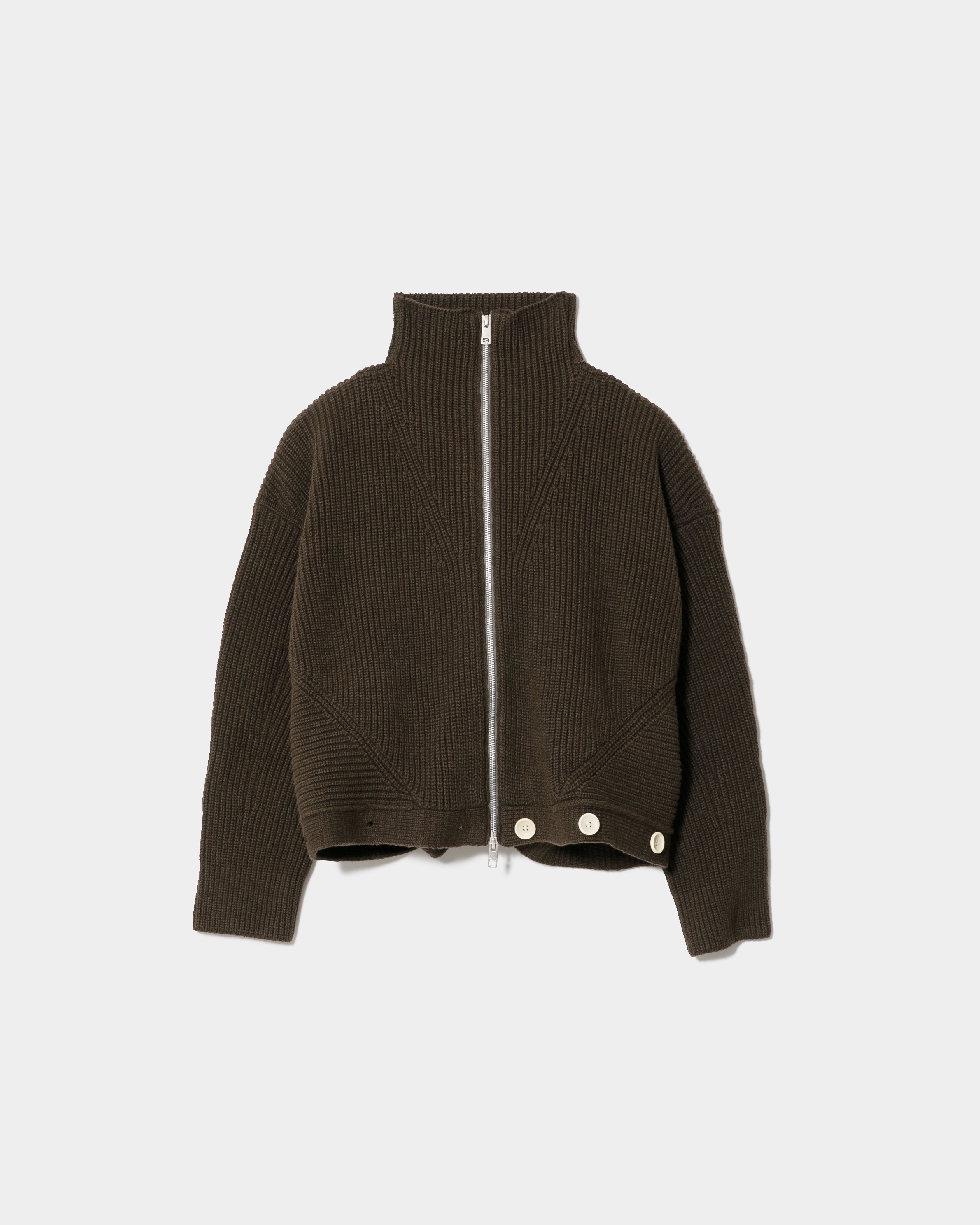 double-end fluffed cotton cardigan – beautiful people online store