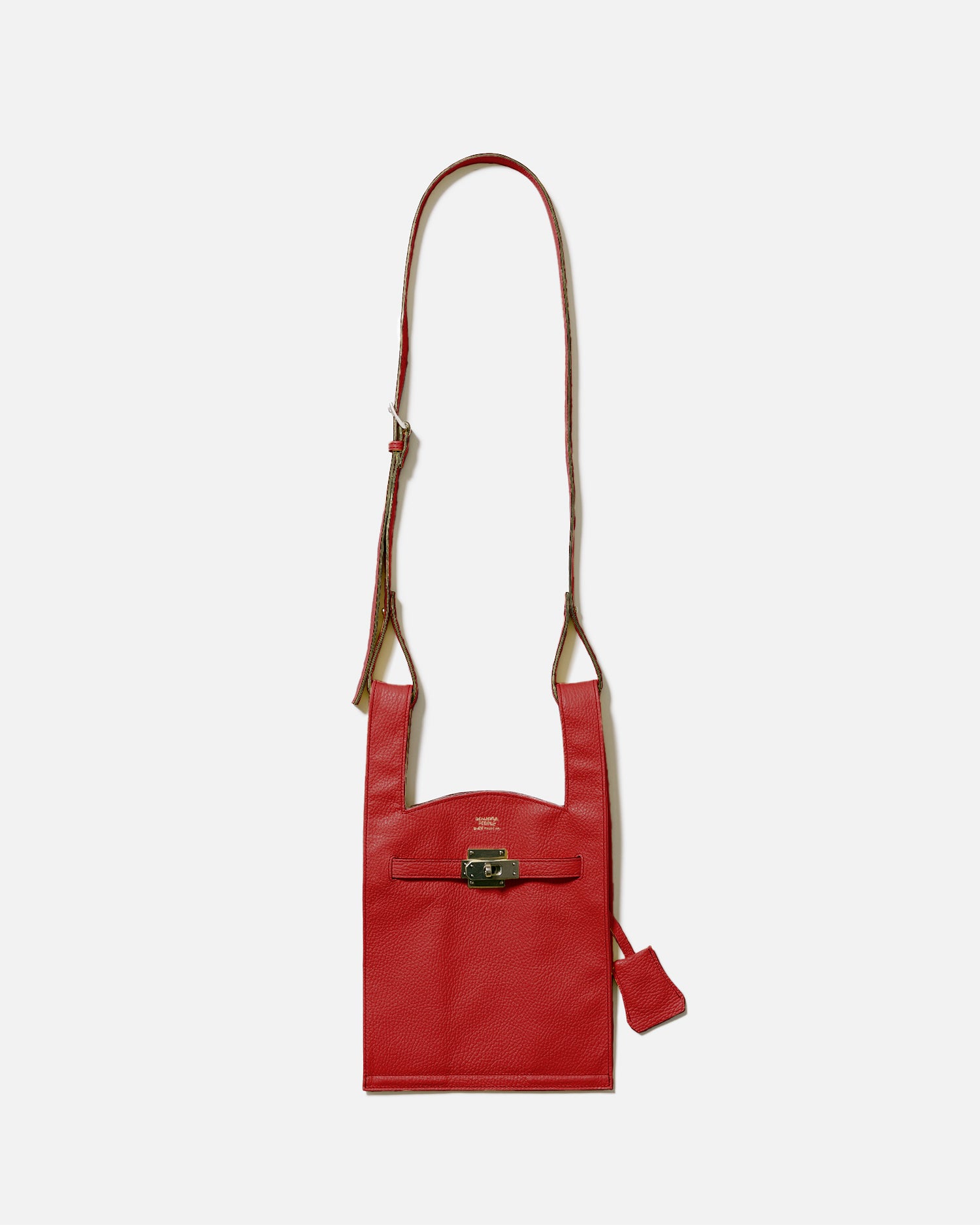 バッグ market shoulder bag in shrink leather market shoulder bag in shrink leather – beautiful people