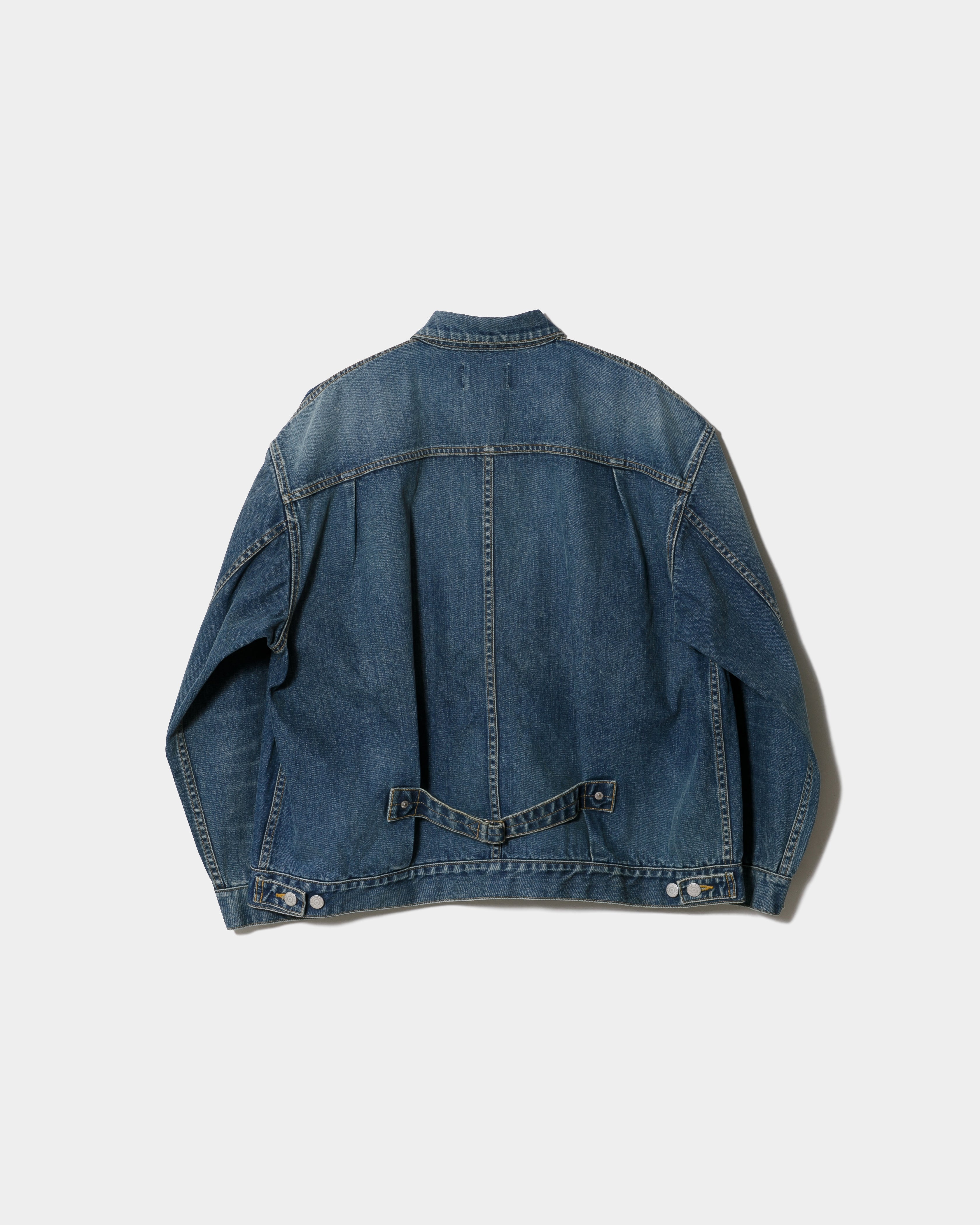 ビューティフルピープルSelvageDenimBlouson selvedgedenim square big blouson vintage – beautiful people