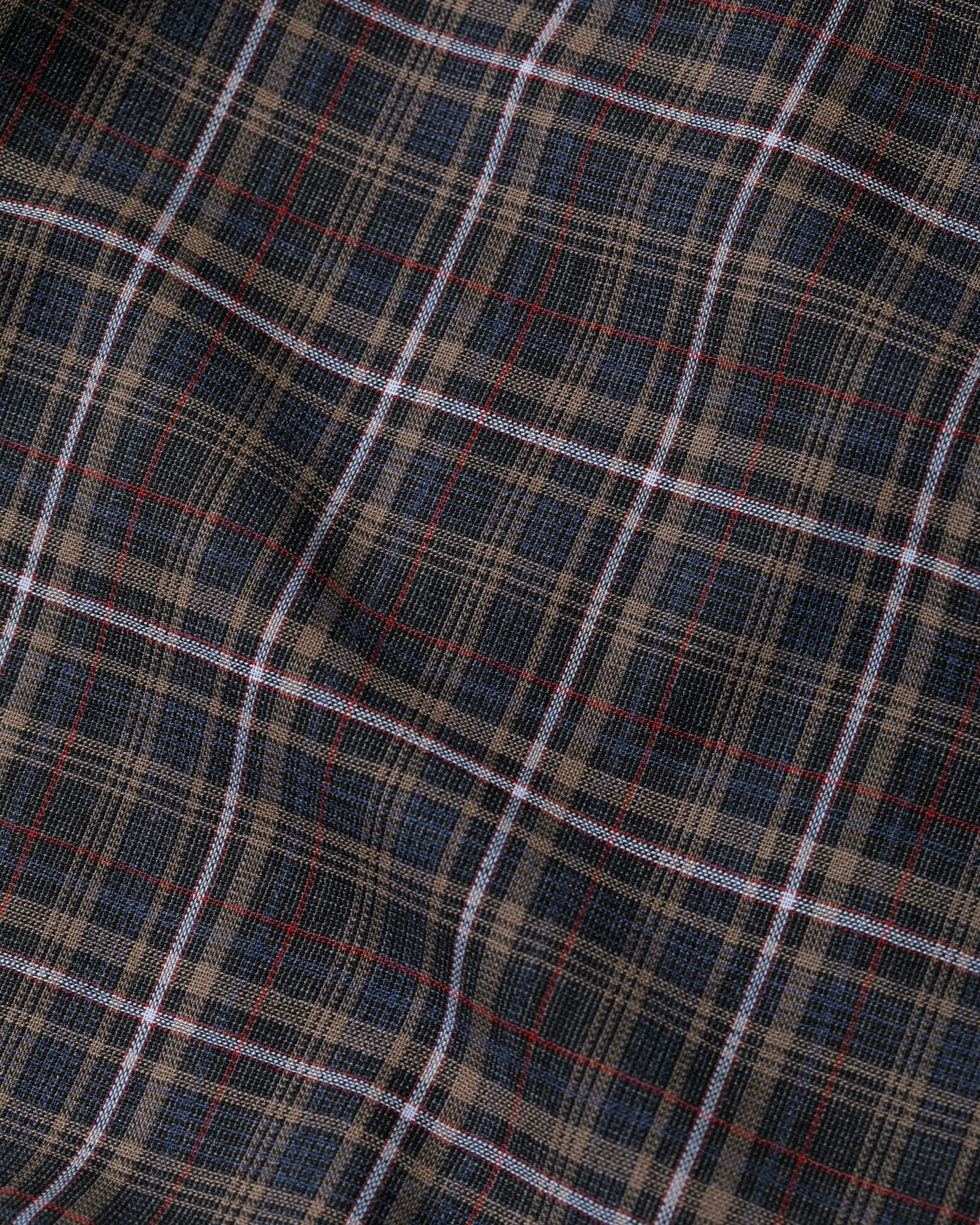 sheer wool check pleated skirt pants – beautiful people online store