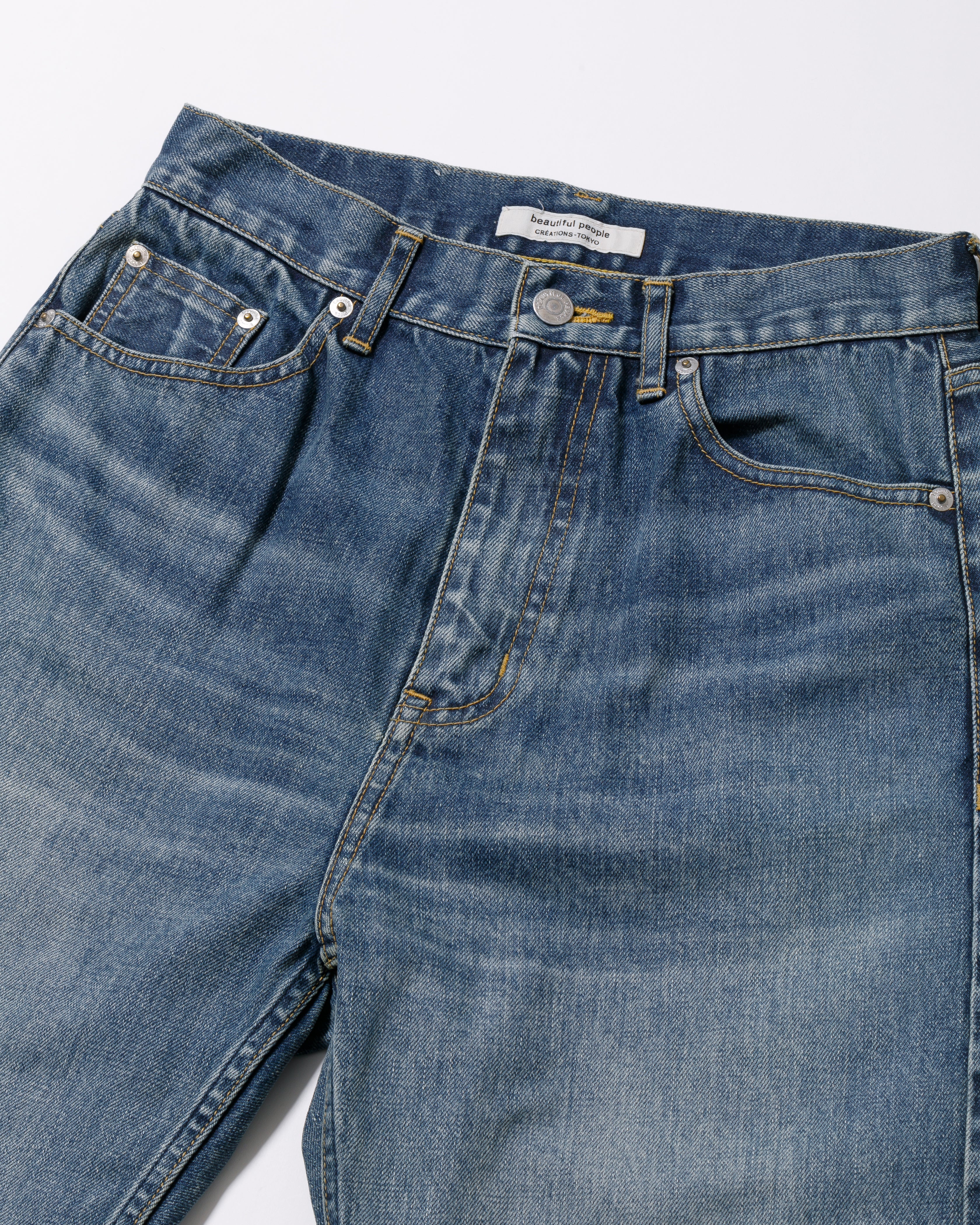 tropical wool mohair side tuck wide pants – beautiful people