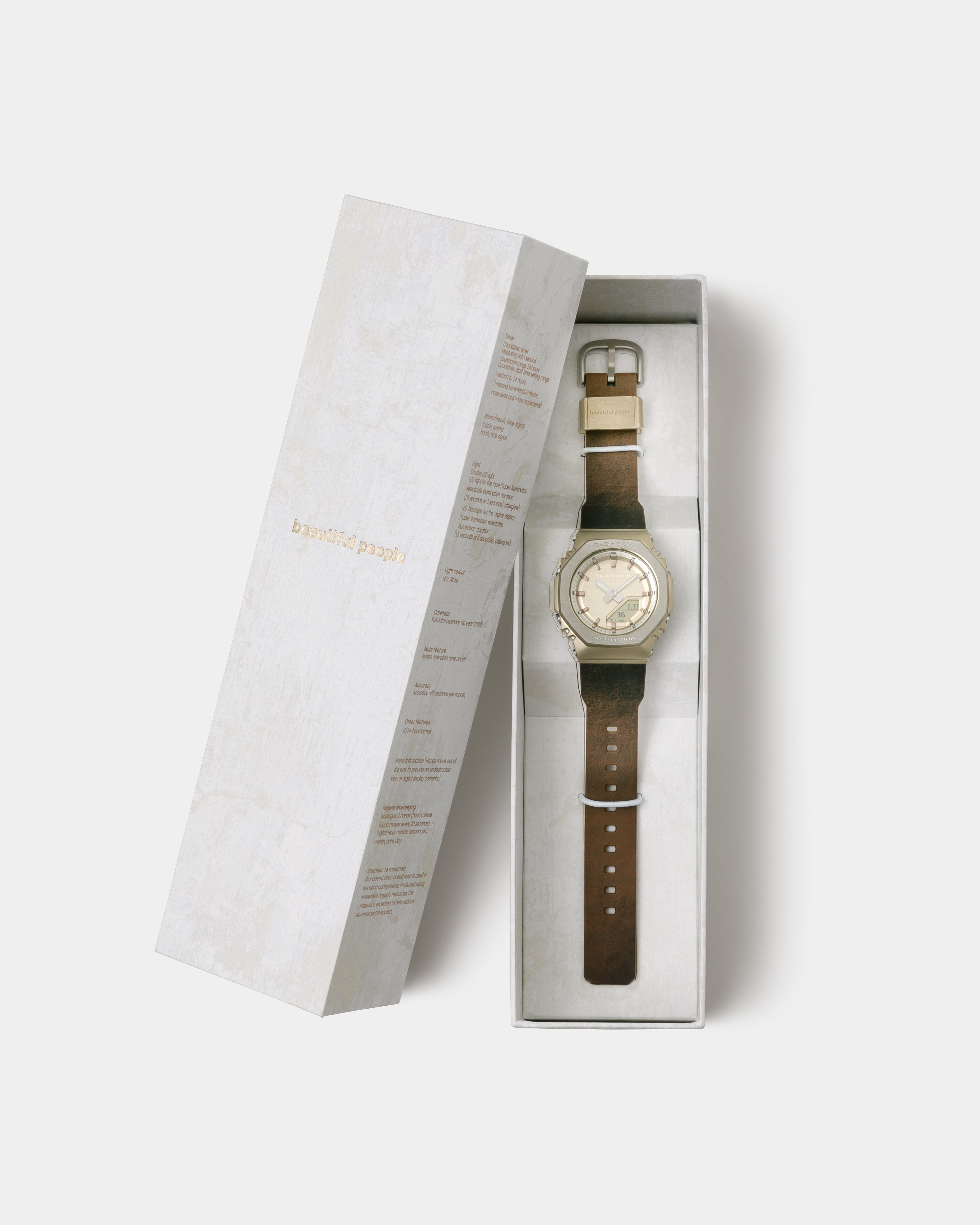 beautiful people × G-SHOCK “Already Patina” – beautiful people