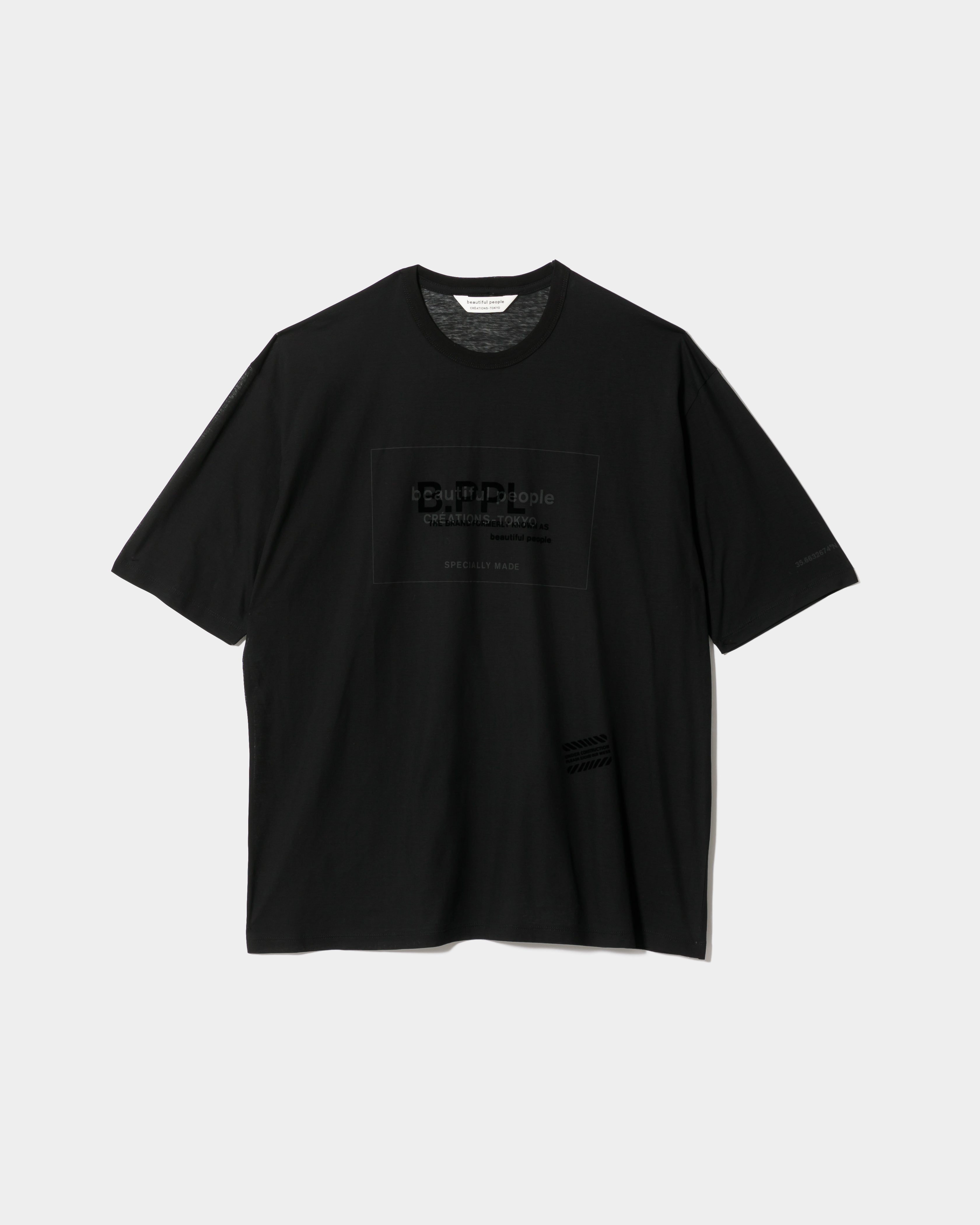 トップス house on the hill S/S Tee 100cm 80/1 ELS jersey house code graphic T – beautiful people online store