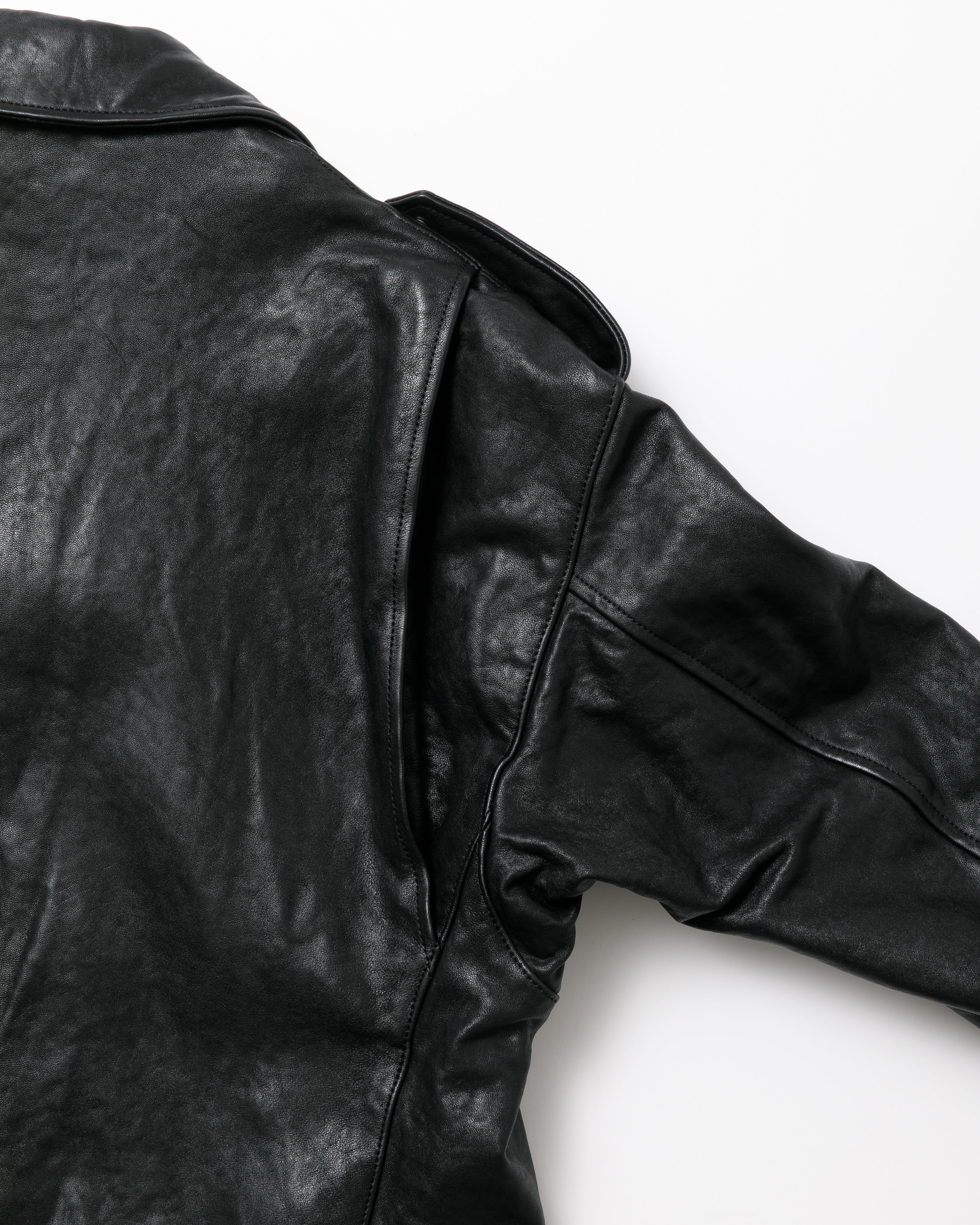 ※やすきー　beautiful people 黒 ジャケット shrink leather relax riders jacket – beautiful people online store