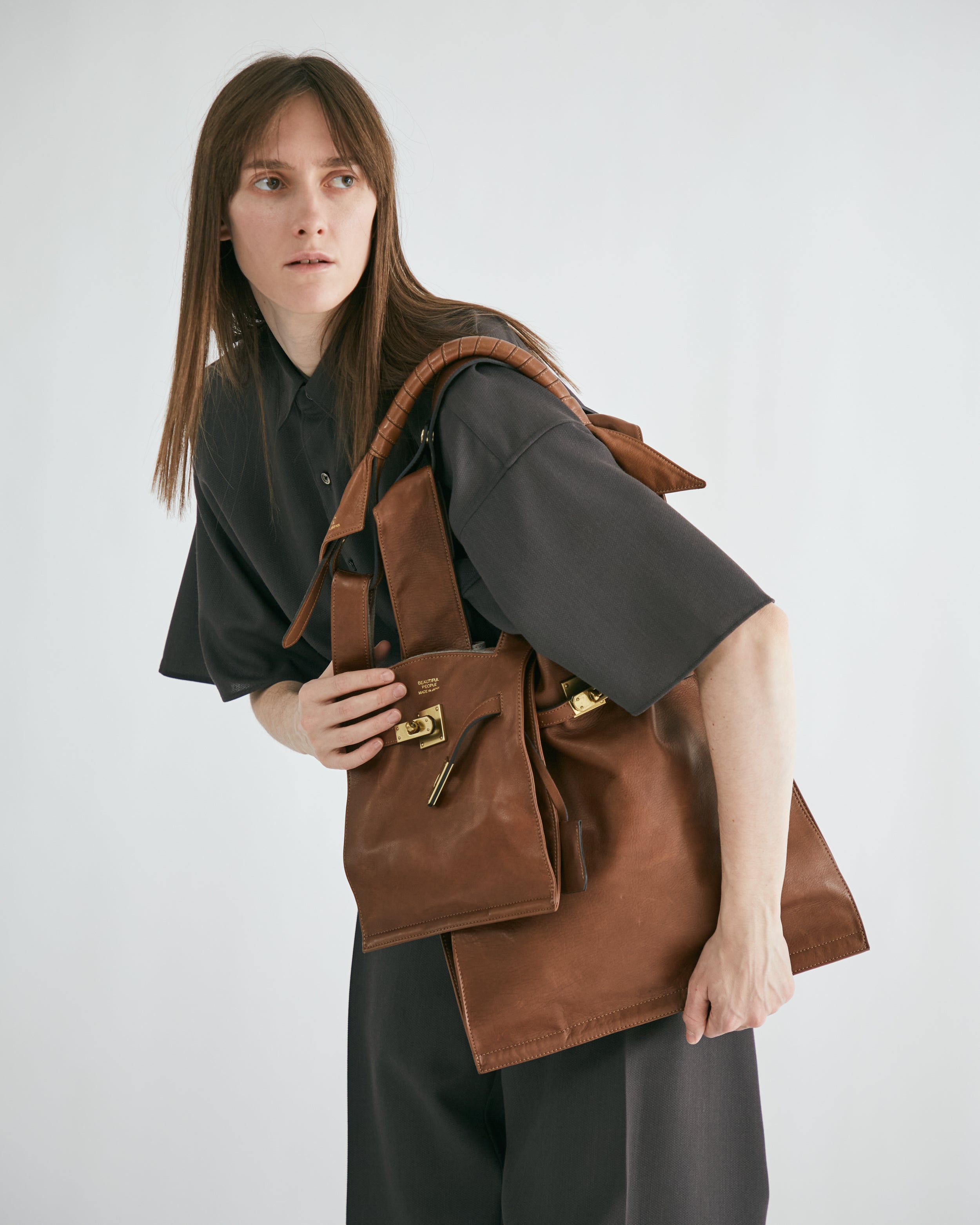 oiled leather xlarge market bag – beautiful people online store oiled leather xlarge market bag – beautiful people online store