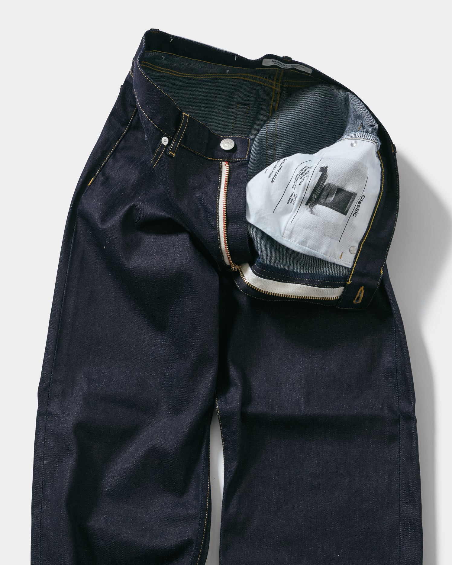 tropical wool mohair side tuck wide pants – beautiful people