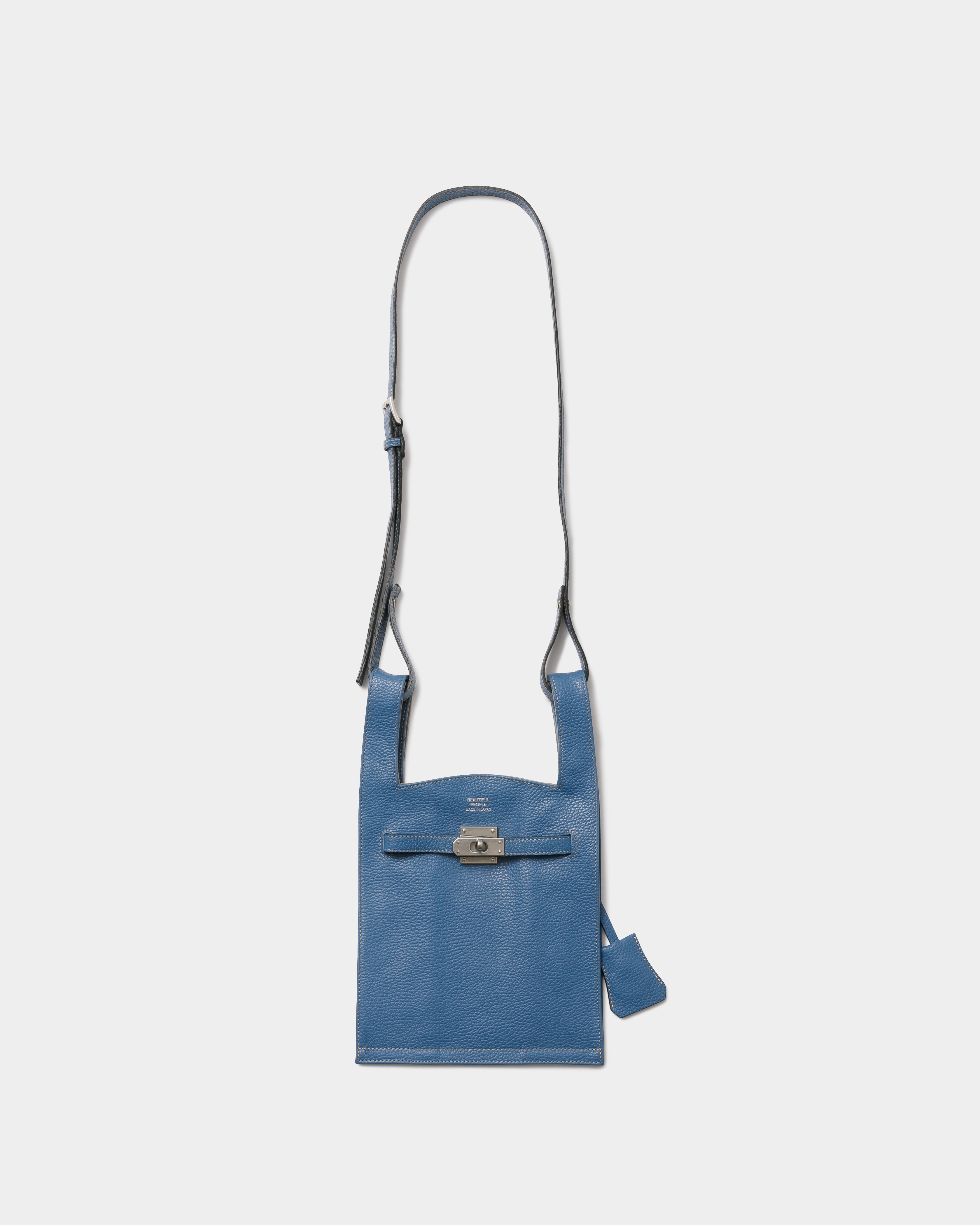 market shoulder bag in shrink leather – beautiful people online store