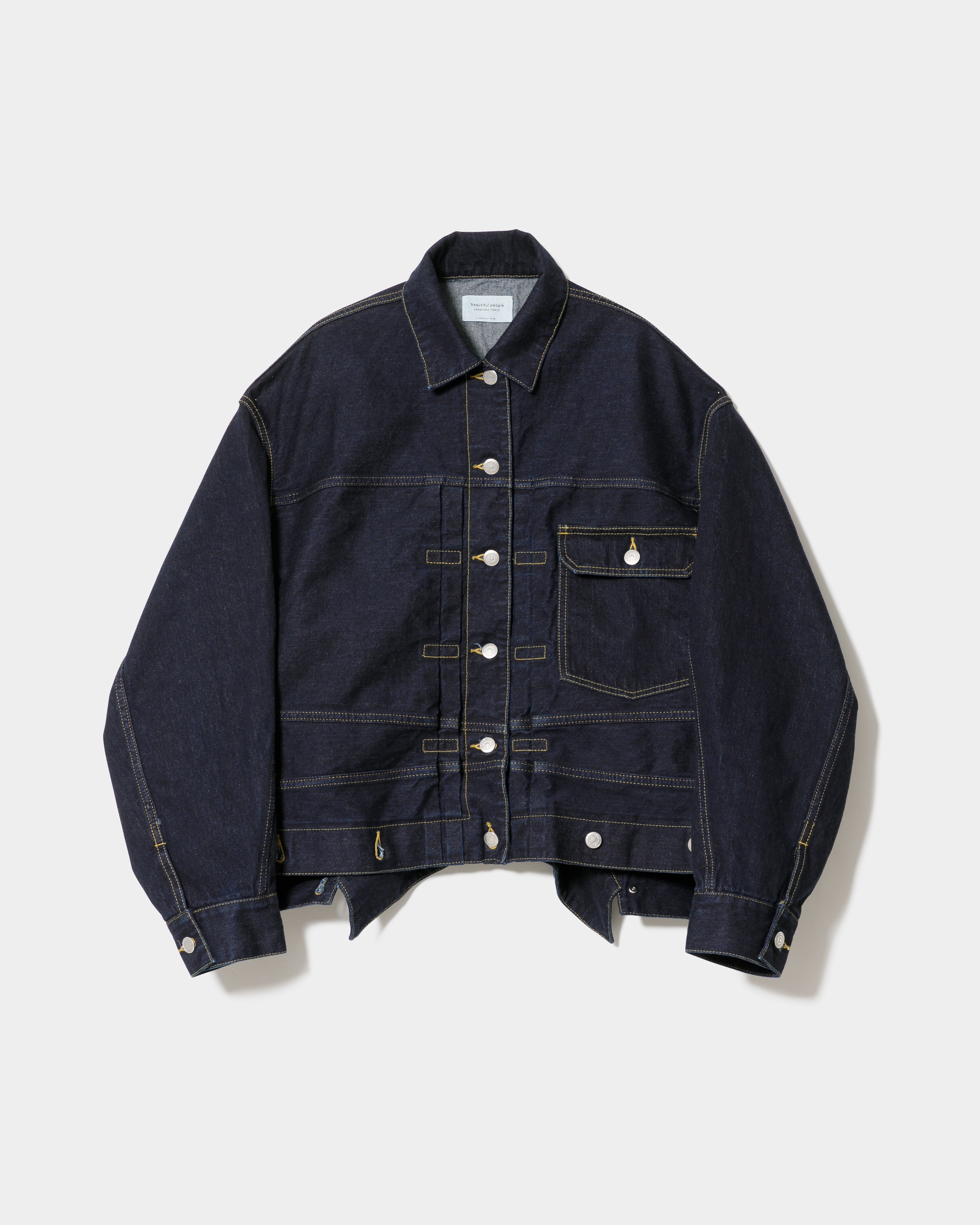 10月上旬入荷】double-end selvedge denim blouson re-wash