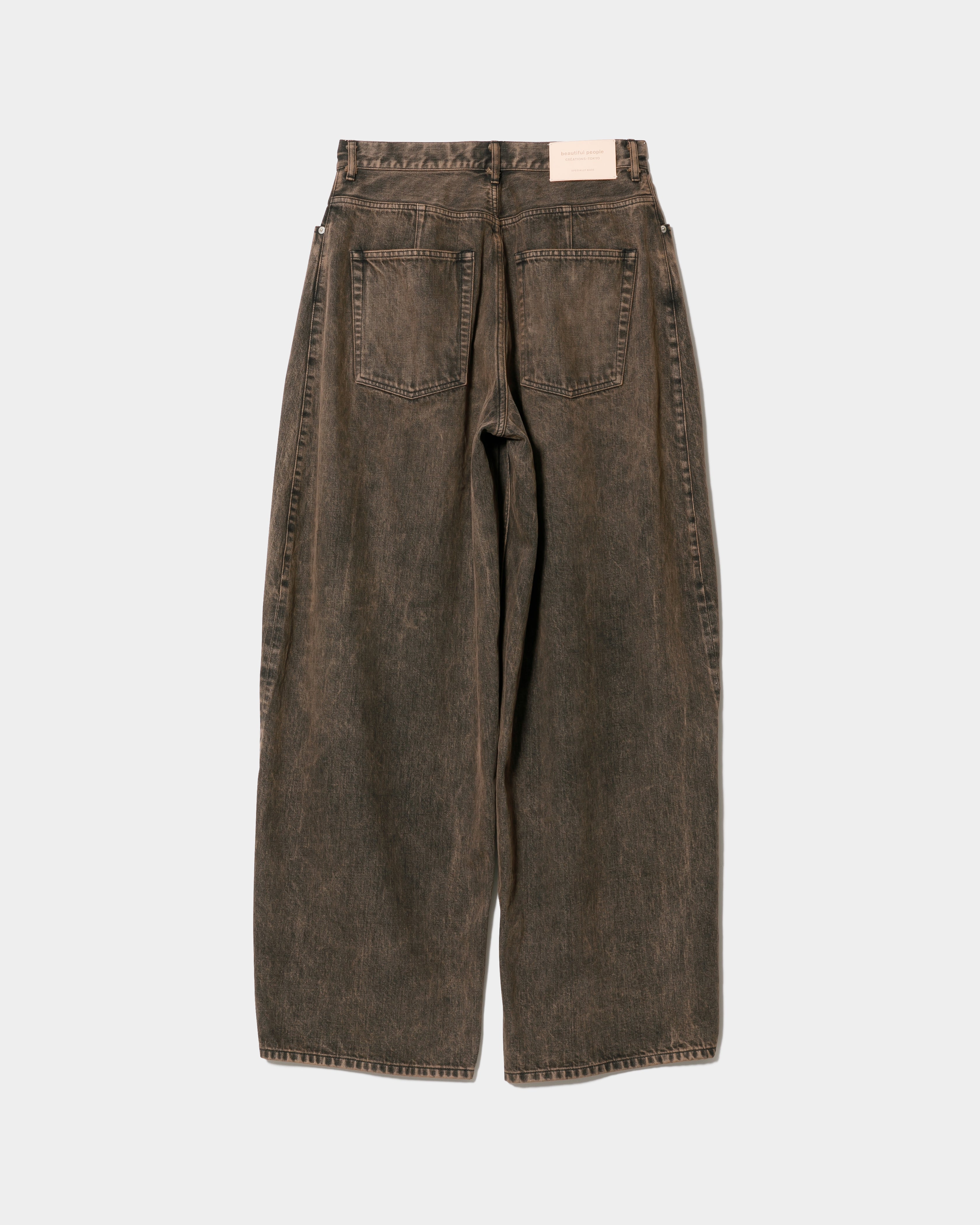 triacetate double cloth side 2tuck pants – beautiful people online