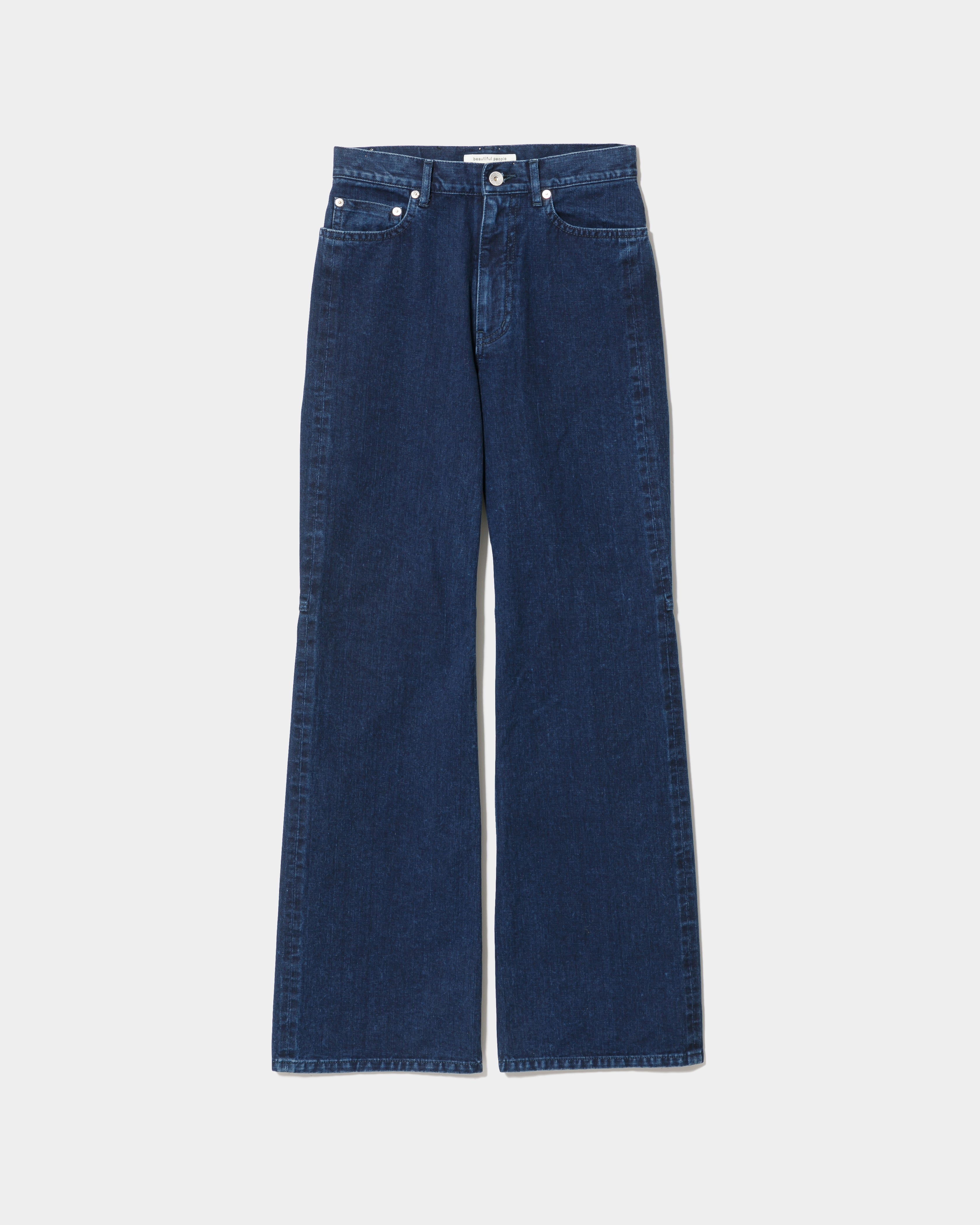 beautiful people ワイドデニムパンツ インディゴブルー denim collection – beautiful people online store