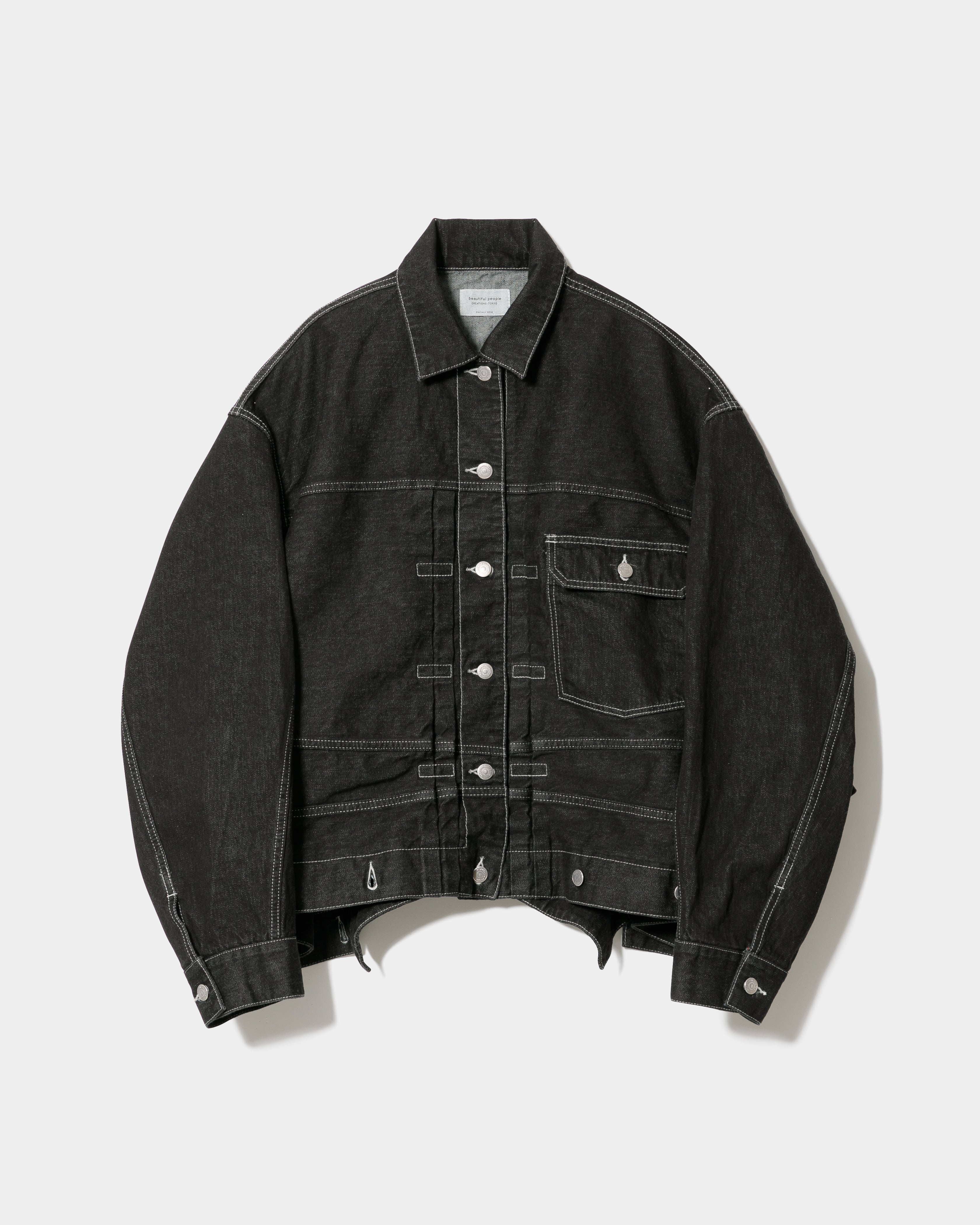 10月上旬入荷】double-end selvedge denim blouson re-wash