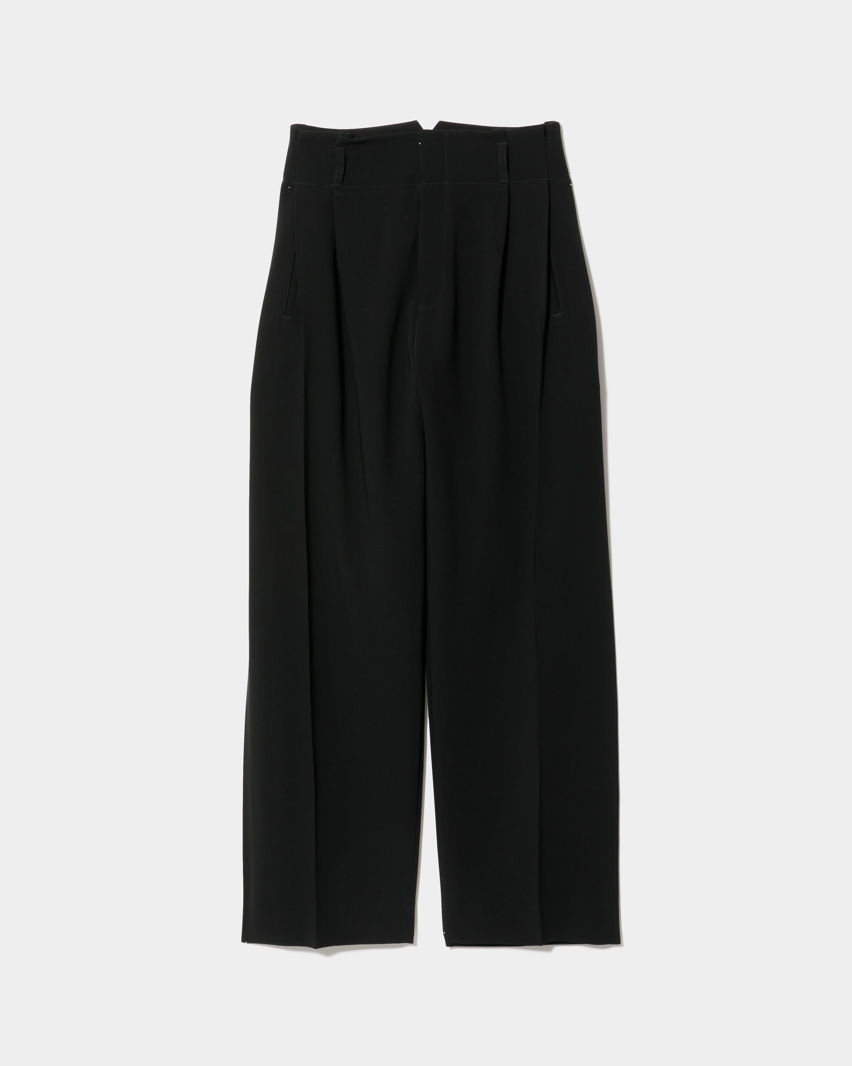 【新品】beautiful people pleats sk pants triacetate double cloth side 2tuck pants – beautiful people online
