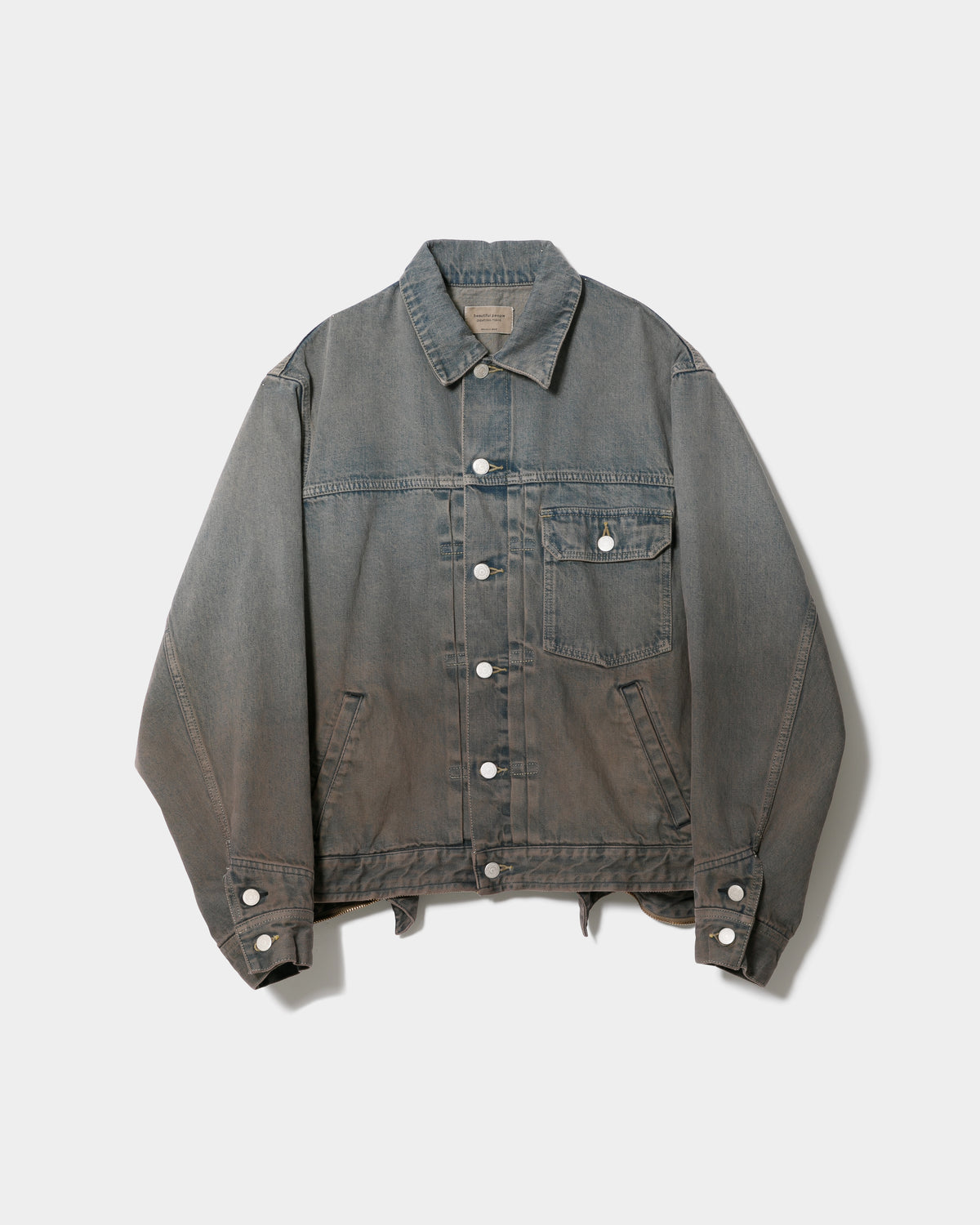 double-end selvedge denim blouson gradation – beautiful people 