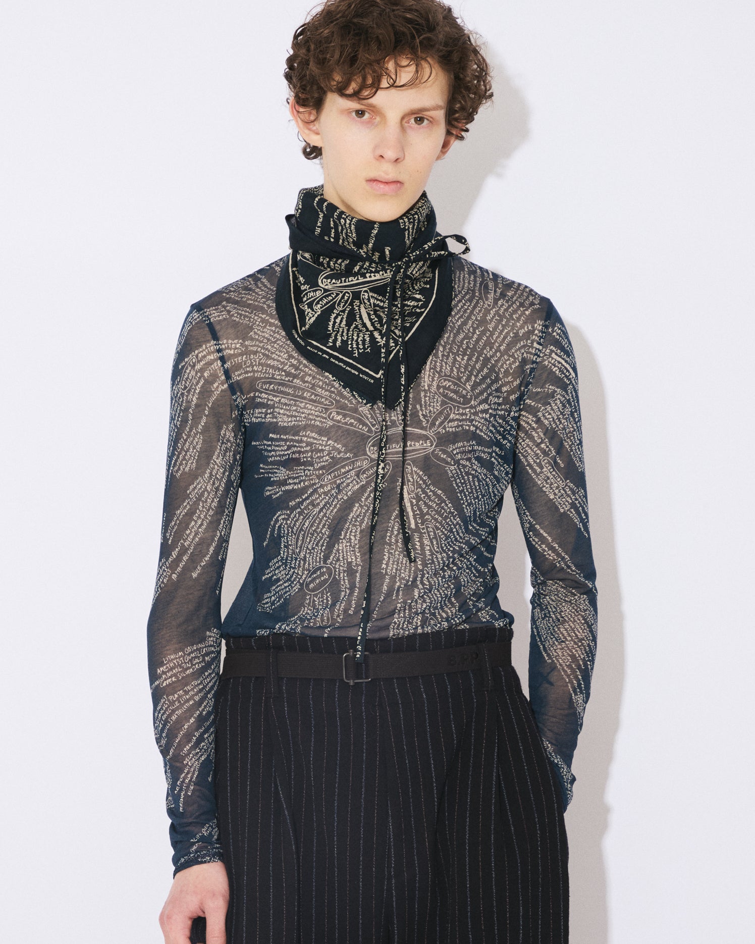 mind map wool scarf – beautiful people online store