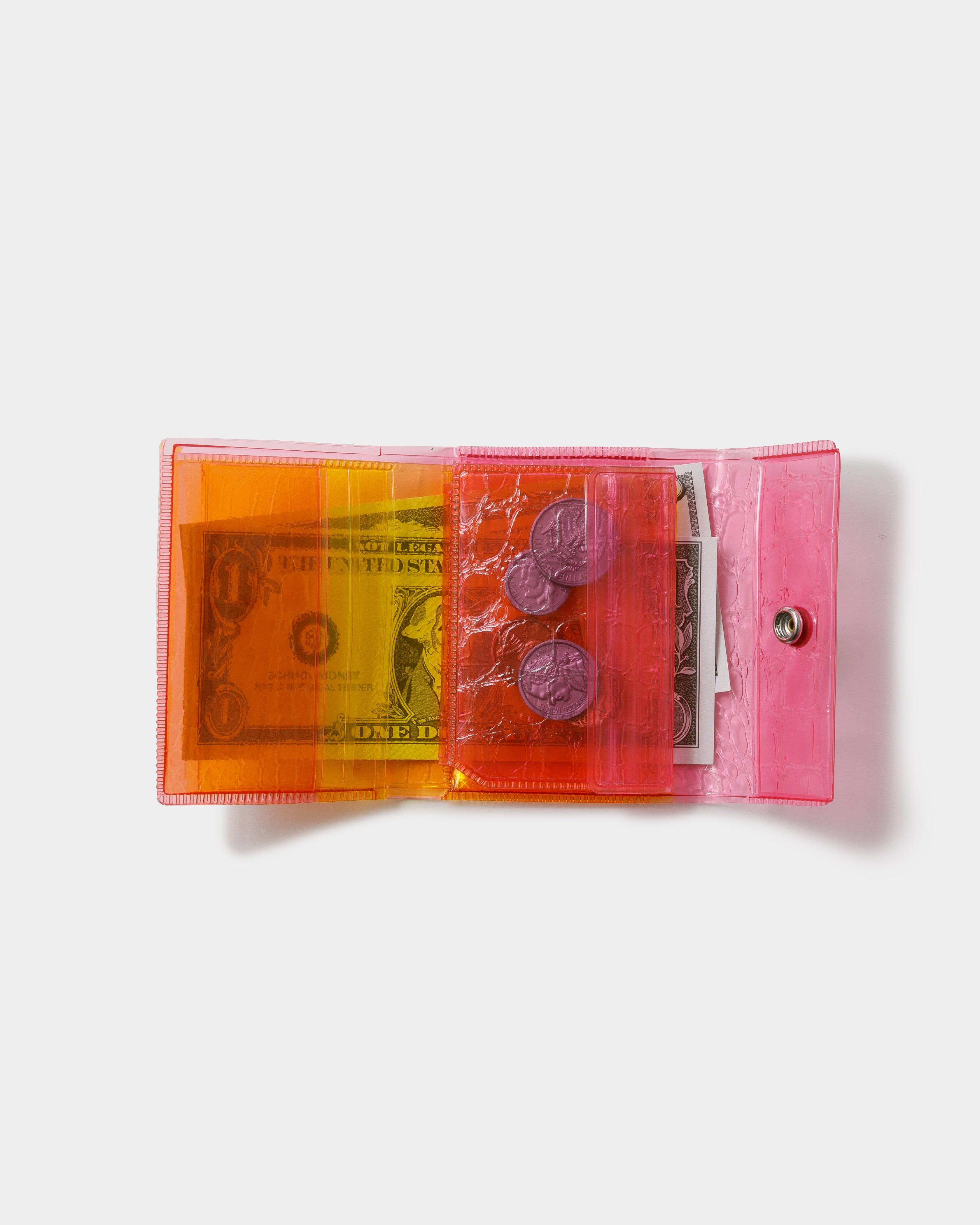 nothing to hide vinyl mini wallet ＊PINK＊ 5月下旬入荷】nothing to hide vinyl mini wallet – beautiful people