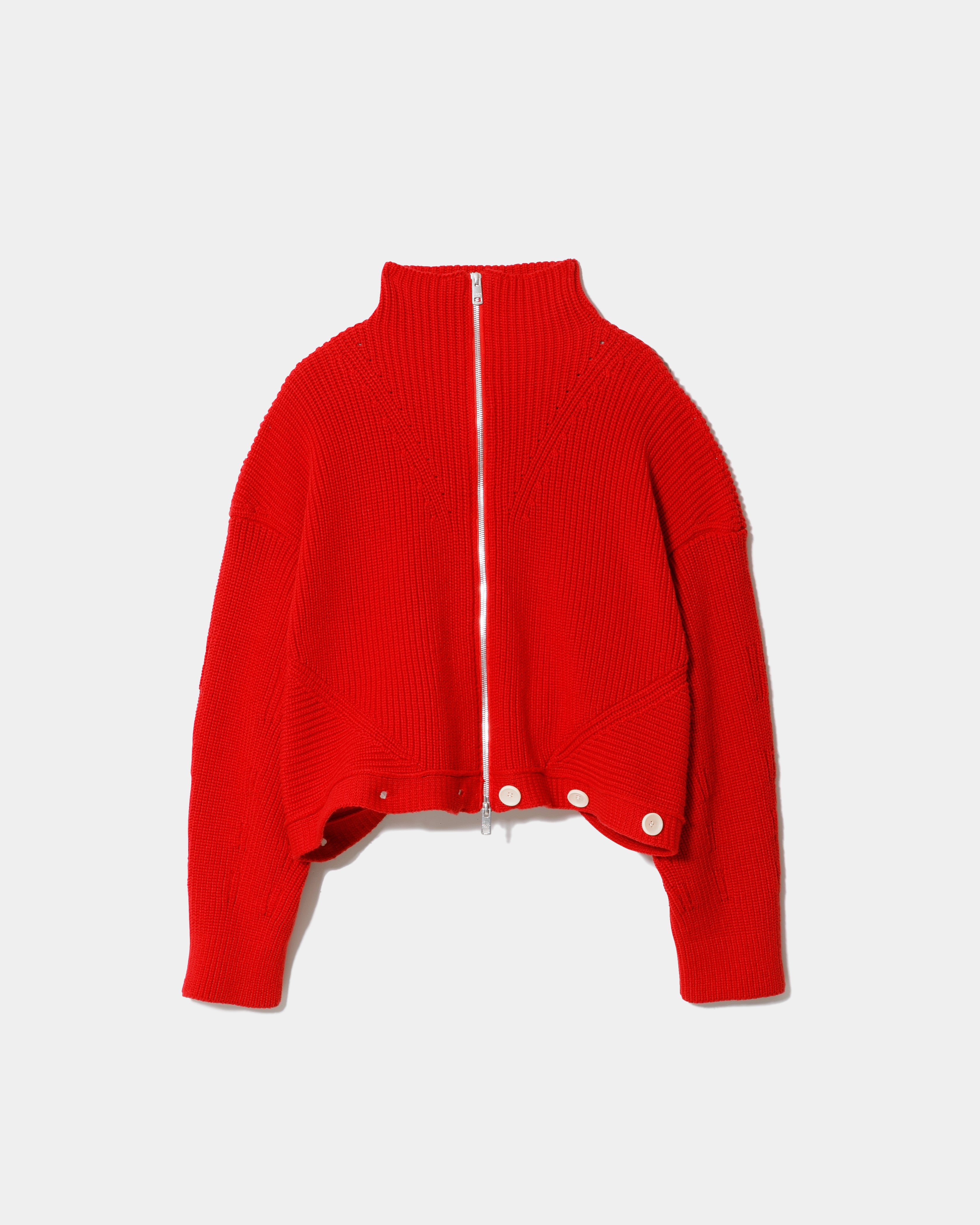 m*a様 beautiful people ダブルジップニット カーディガン サ double-end fluffed cotton cardigan – beautiful people online store