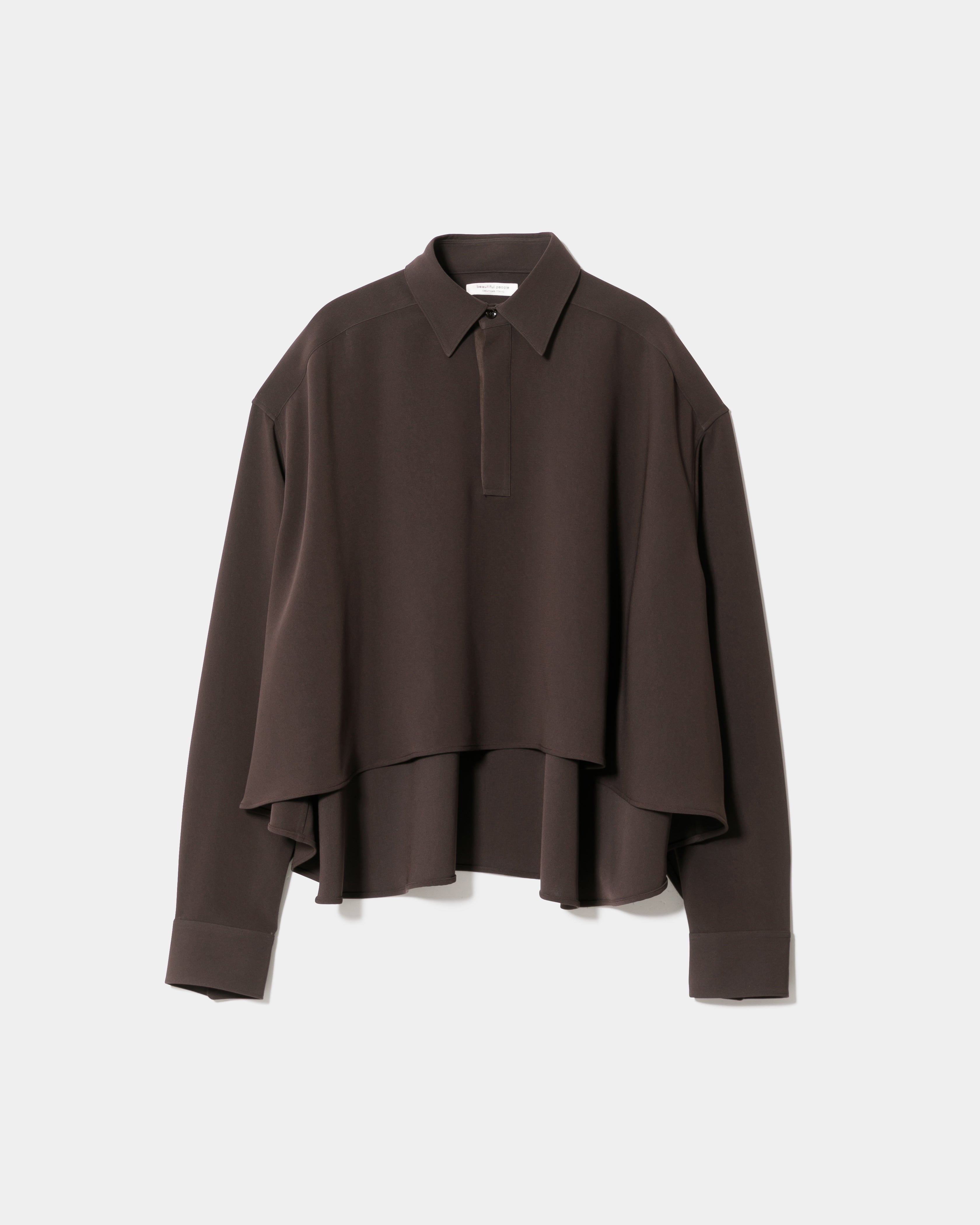5月下旬入荷】triacetate double cloth tailcoat shirt – beautiful