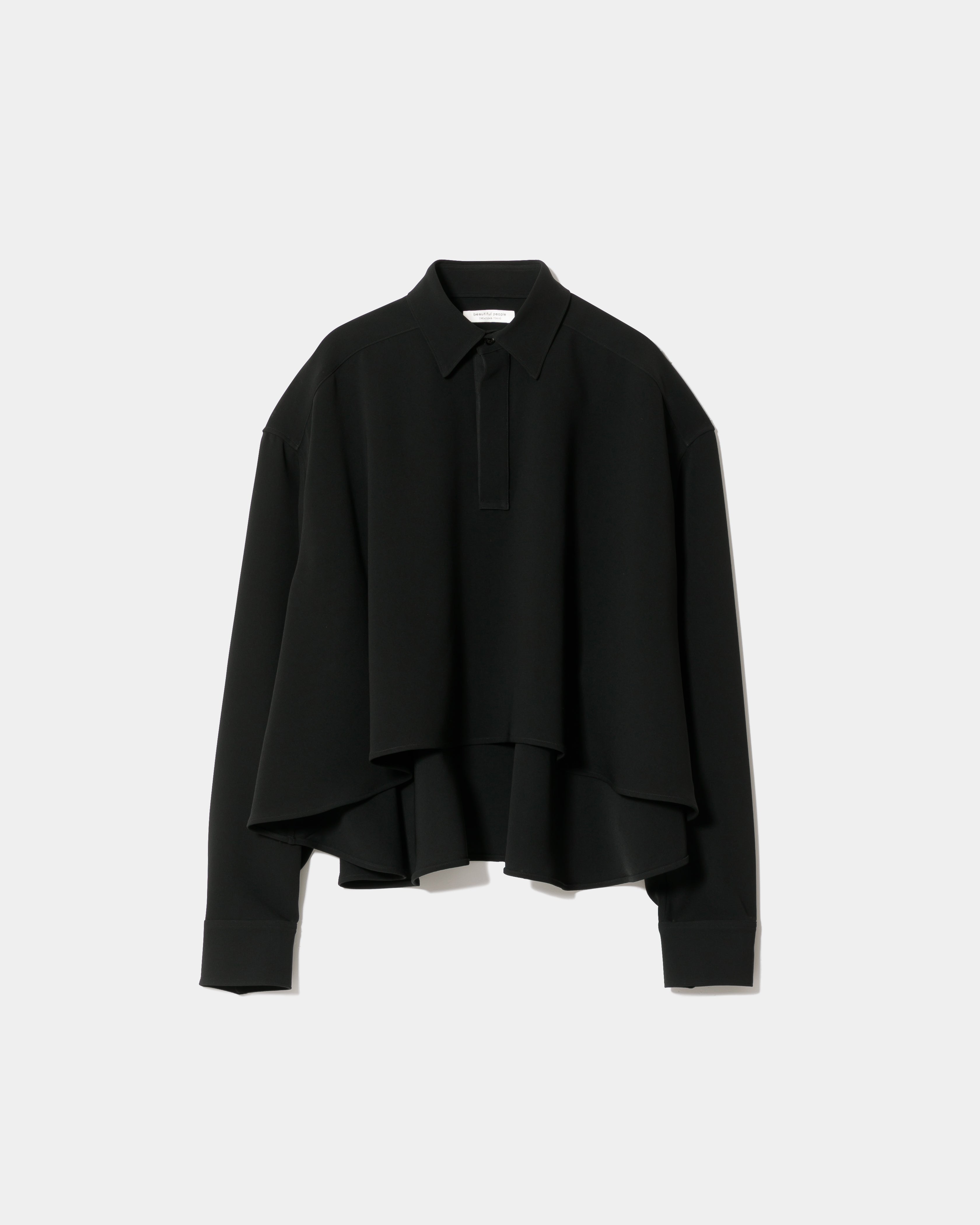 triacetate double cloth tailcoat shirt – beautiful people online store