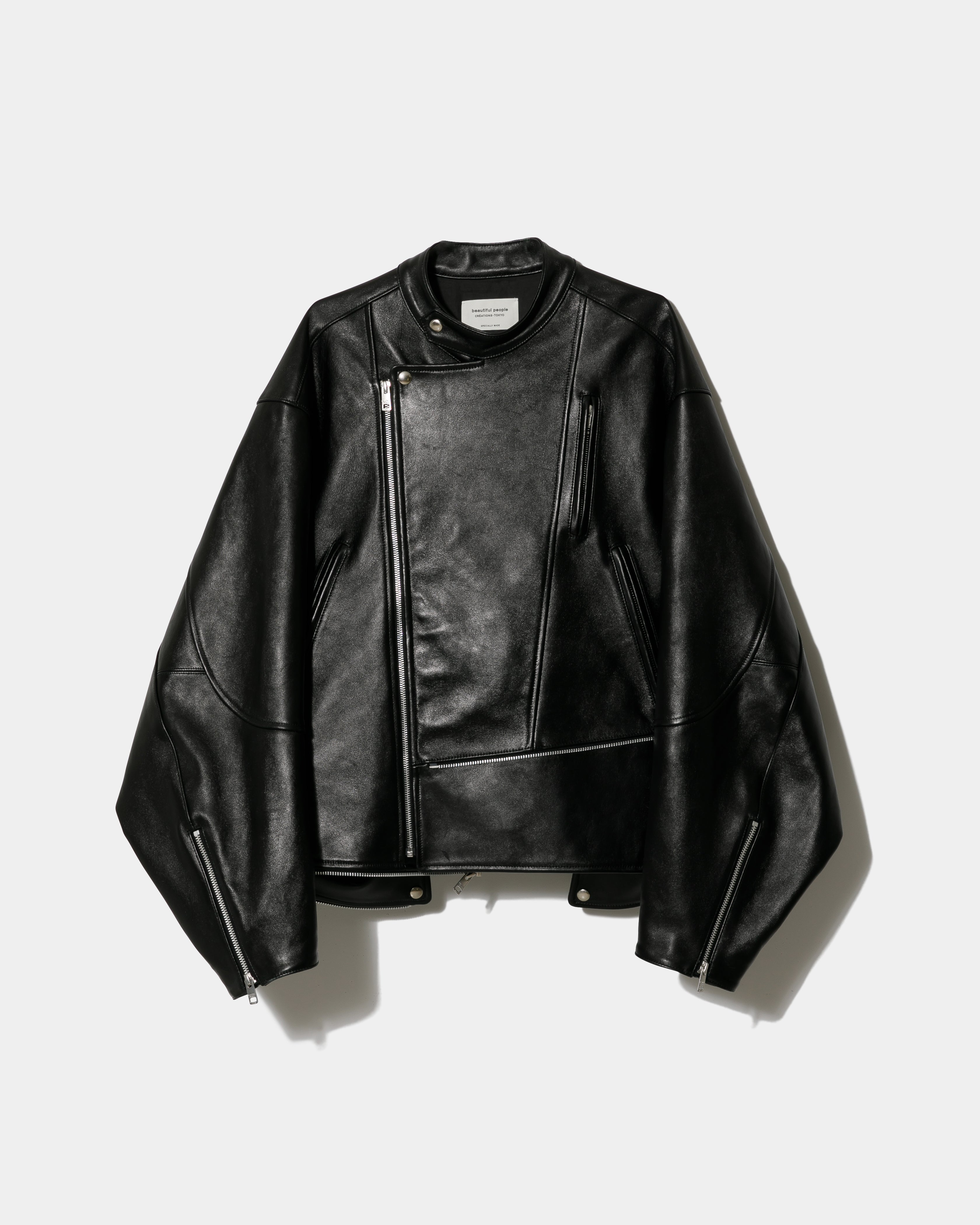 7月下旬入荷】double-end vintage leather GT riders jacket