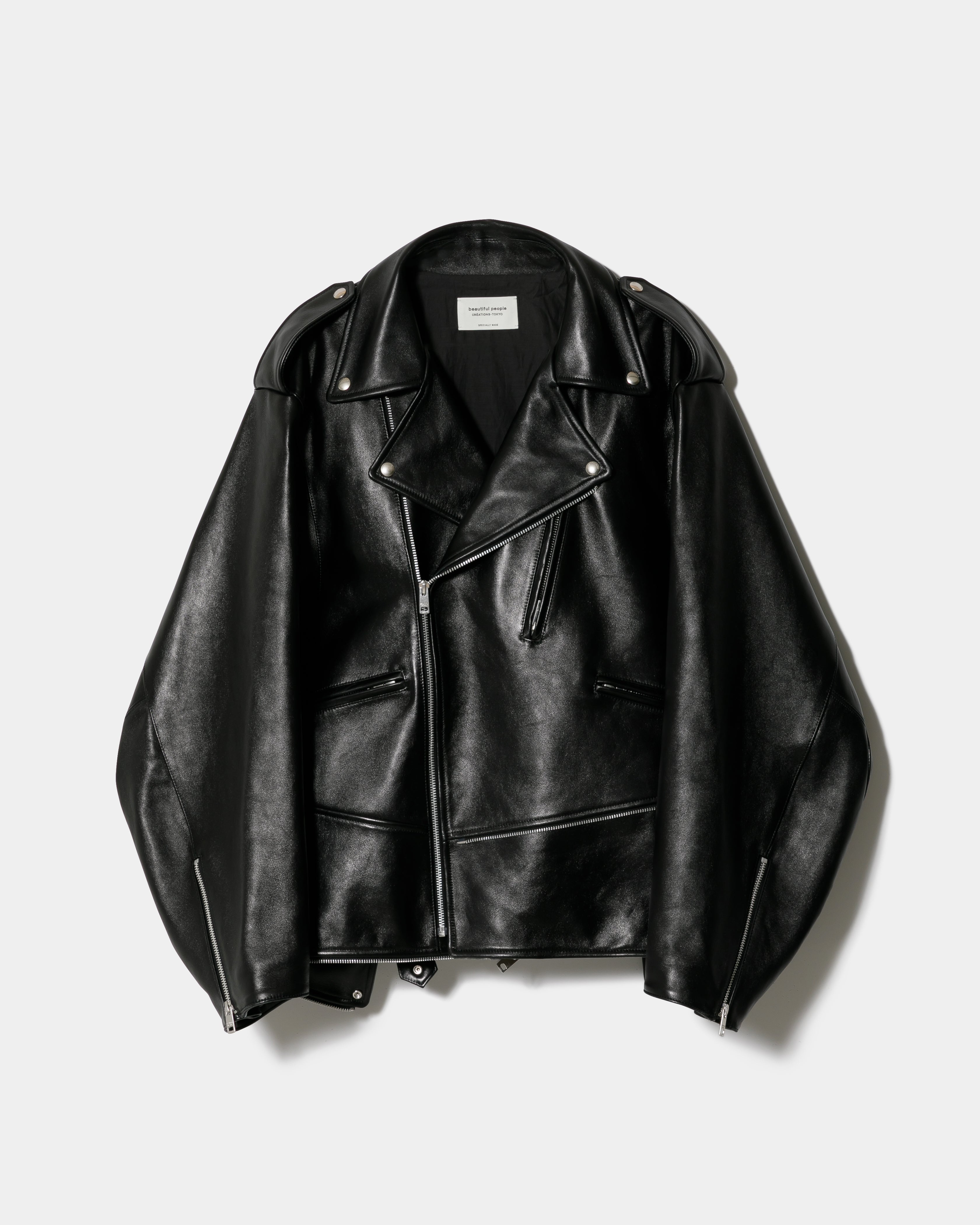 COACH lether lamb jacket archive ライダー美品 lamb leather coach jacket – beautiful people online store