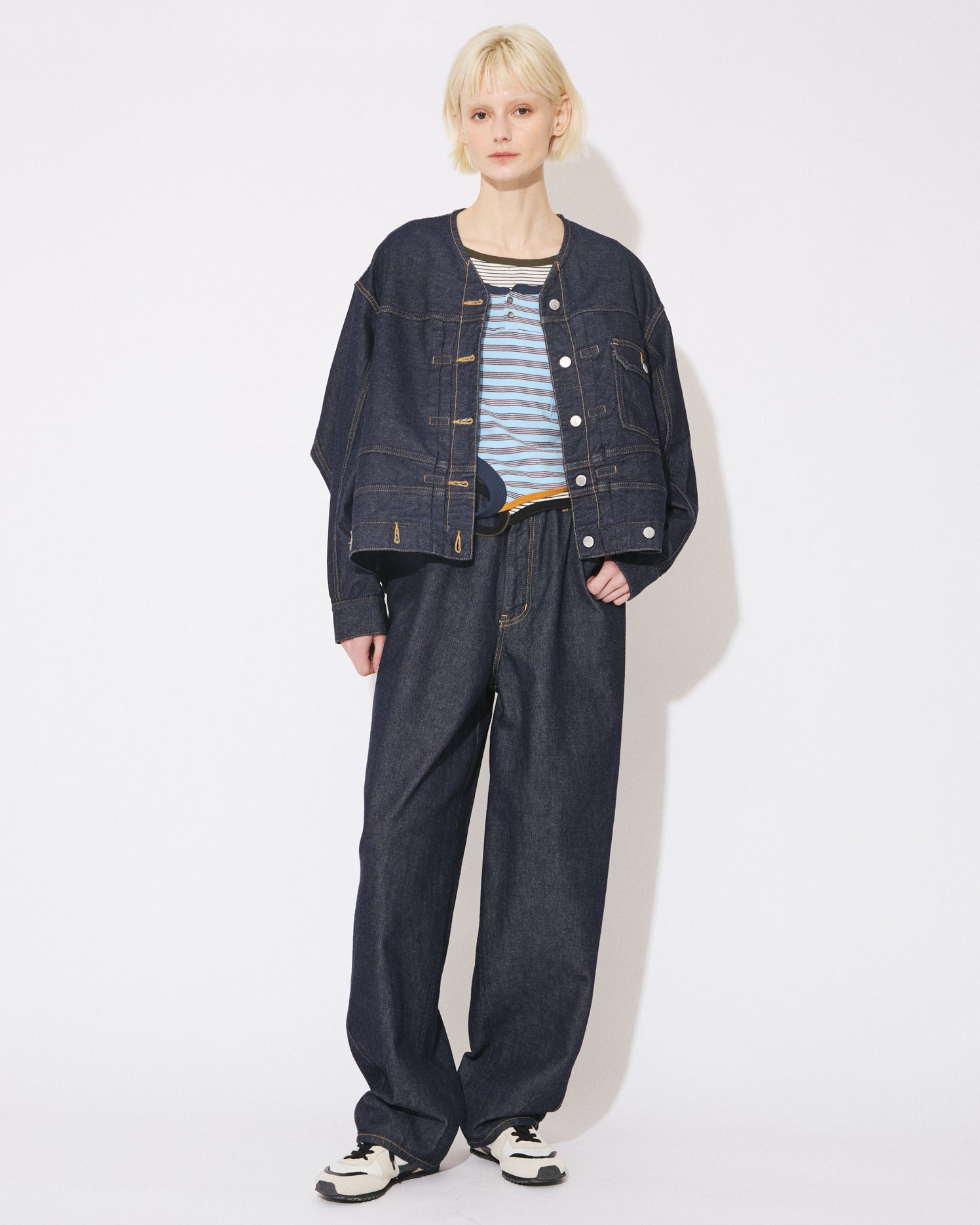 beautiful people twill denim blouson美品です double-end left hand twill denim blouson 26PF – beautiful people
