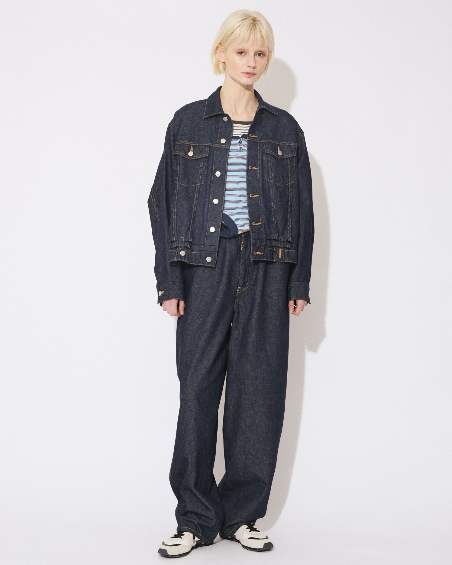 double-end left hand twill denim blouson 26PF – beautiful people