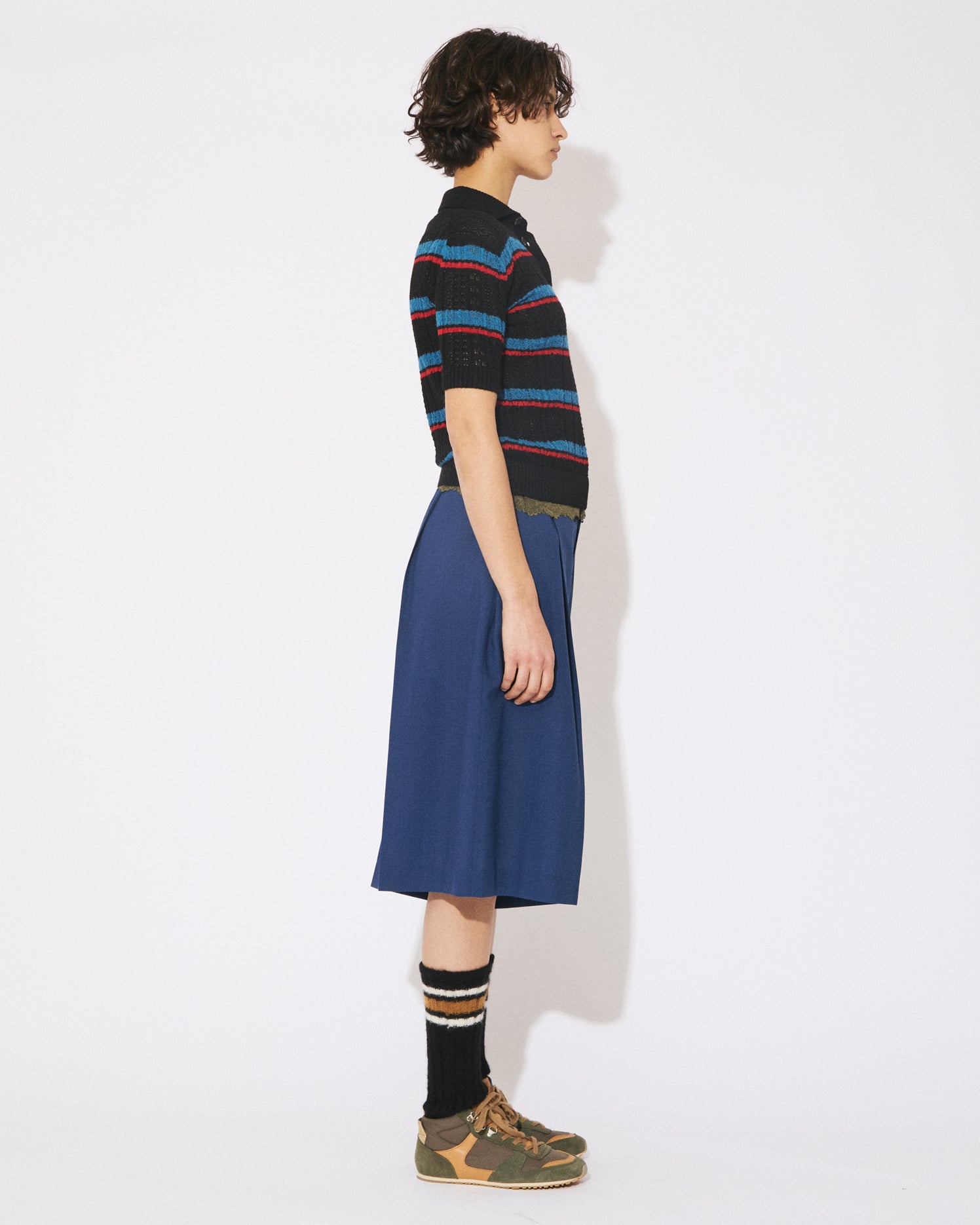 パンツ beautiful people side tuck BOX skirt triacetate double cloth jogger pants – beautiful people online store