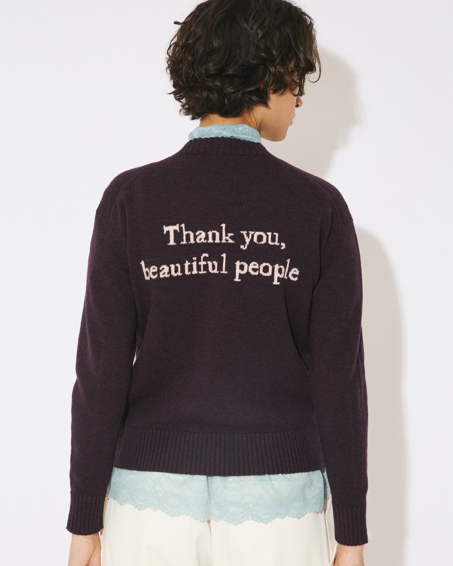 beautiful people - soduk  ニット　今期 8月中旬入荷】rock-knit QUEEN knit pullover – beautiful people