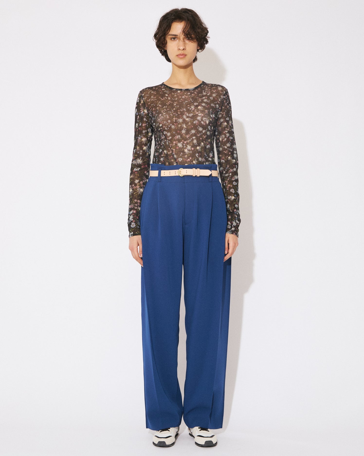 triacetate double cloth side 2tuck pants – beautiful people online