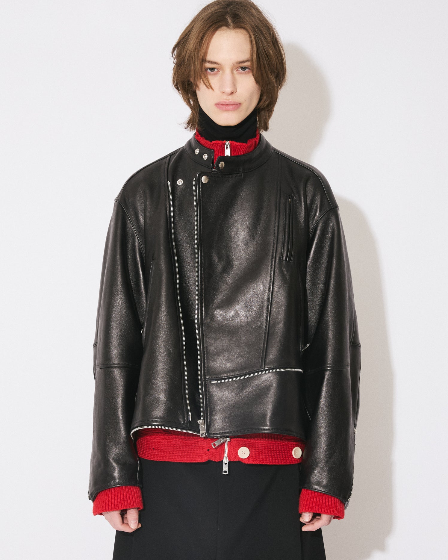 7月下旬入荷】double-end vintage leather GT riders jacket
