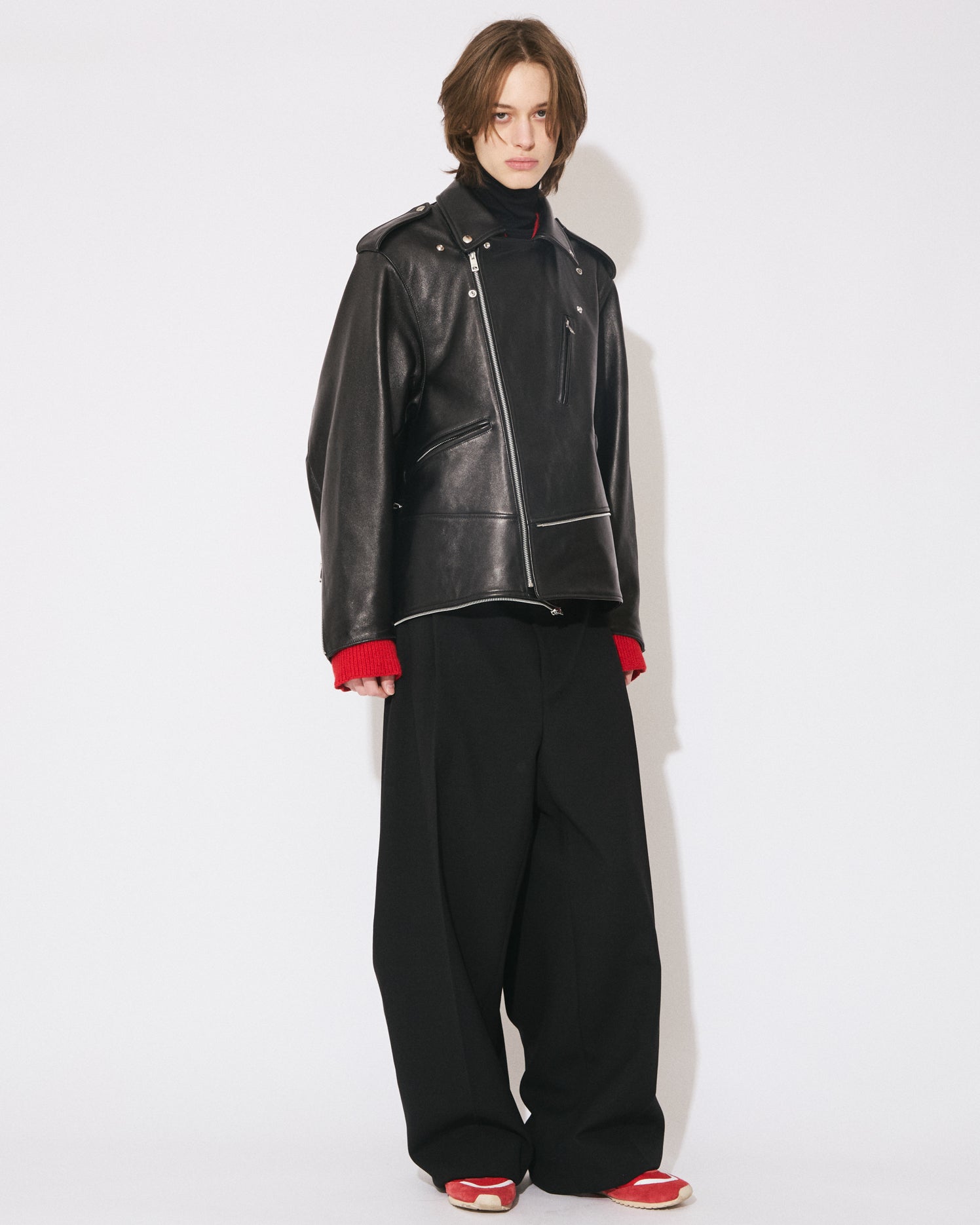 beautiful people ダブルエンド レザージャケット size 40 7月下旬入荷】double-end vintage leather GT riders jacket