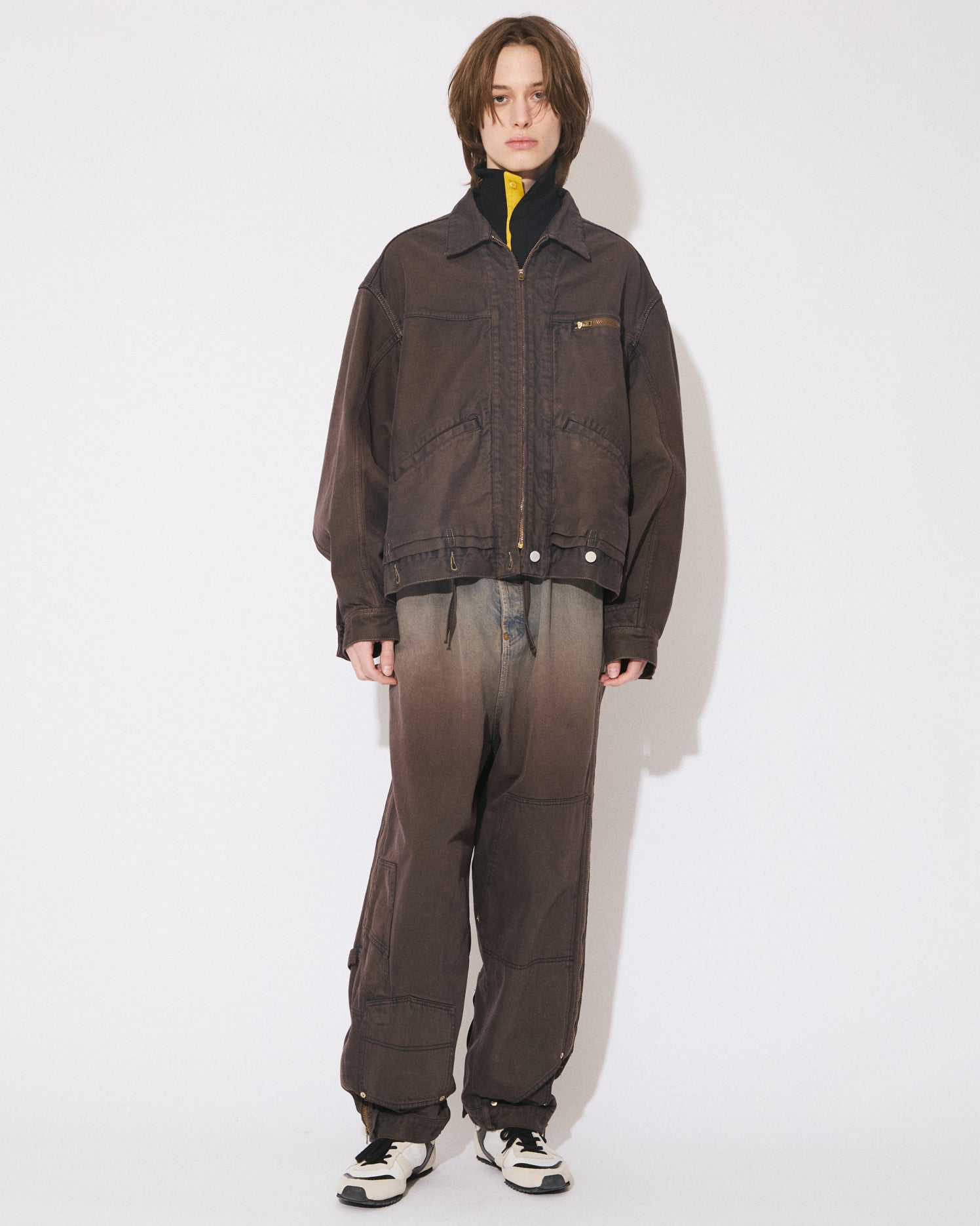 7月下旬入荷】double-end selvedge denim blouson gradation