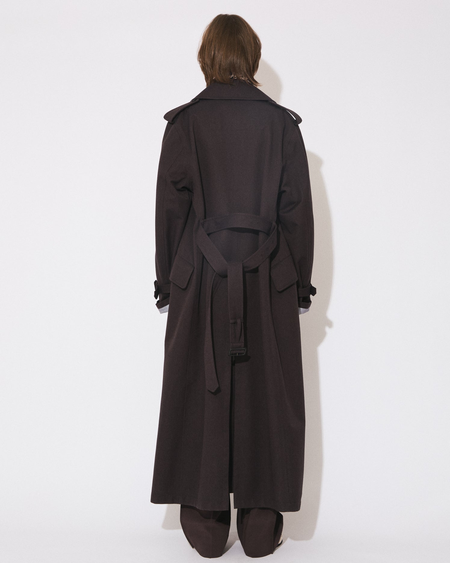 R13　Tuck In Trench バックロングトレンチコート 8月中旬入荷】Phenix GORE-TEX twill long trench coat – beautiful