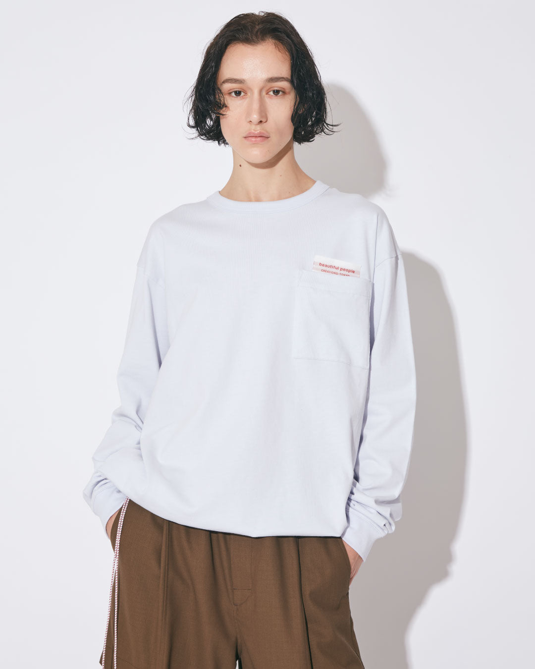 suvin compact jersey big QOL tag long T – beautiful people online