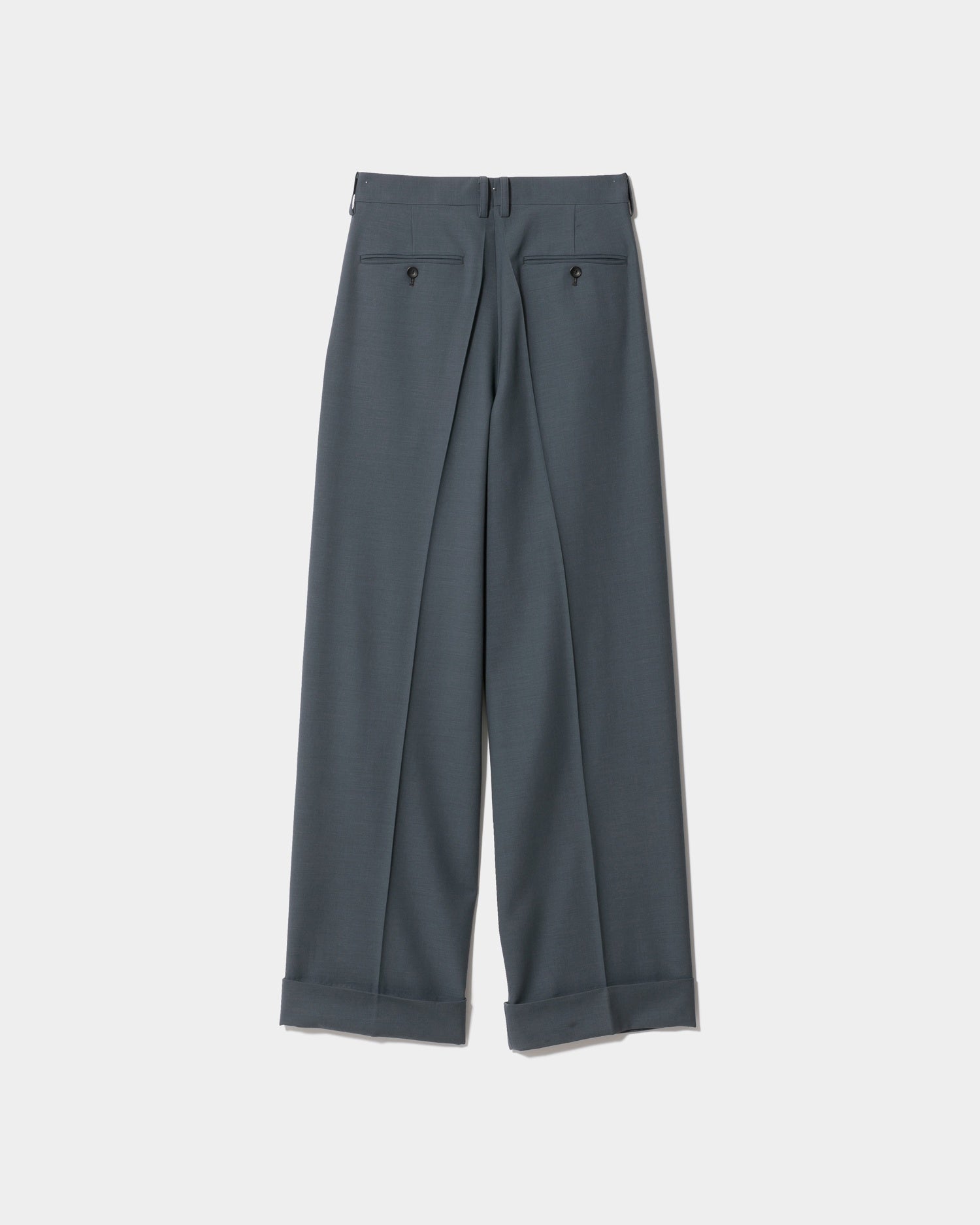 ＜H＞WOOL MOHAIR FLARE PANTS/パンツ　即完売 Mohair Pants Grey – BRAINWASHED