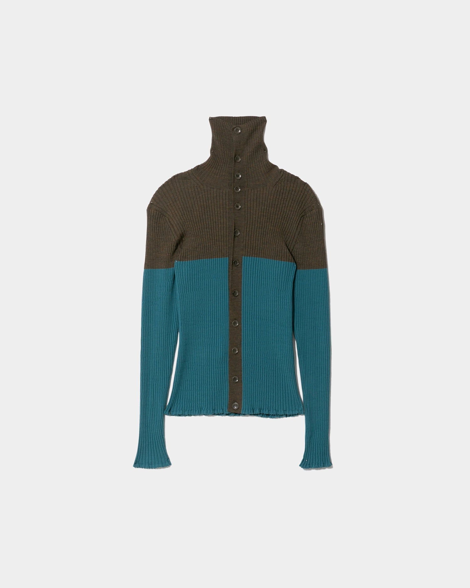 double-front woolrib knitted cardigan – beautiful people online store