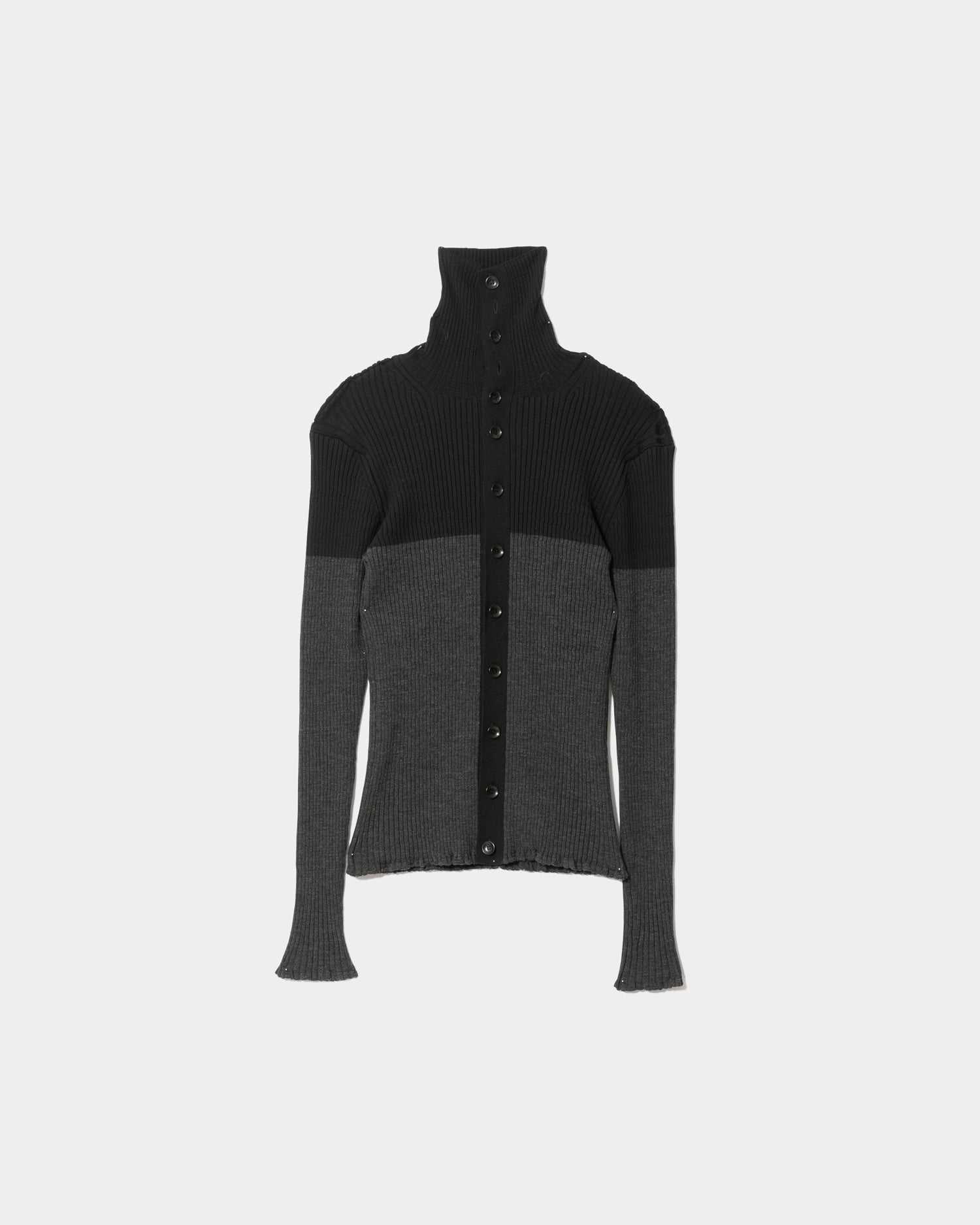 double-front woolrib knitted cardigan – beautiful people online store