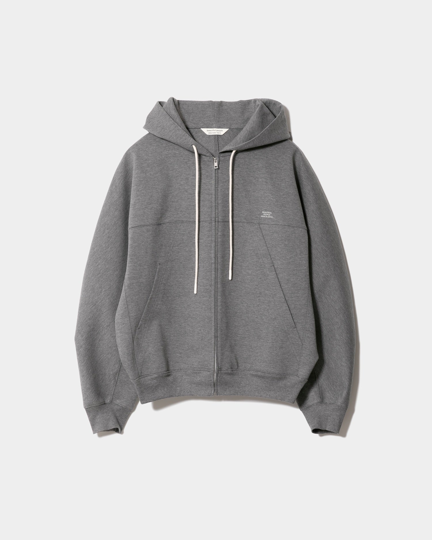 compact double jersey zip up parka – beautiful people online store