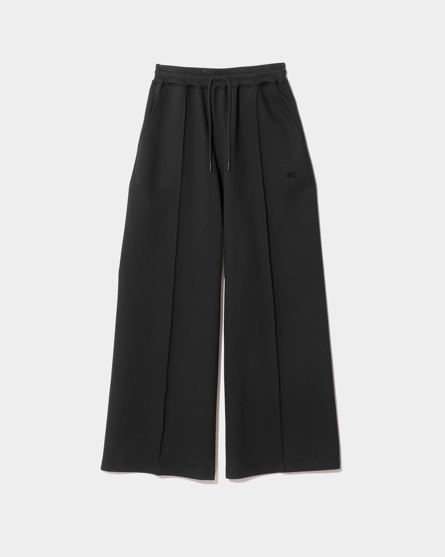 tropical wool mohair side tuck wide pants – beautiful people